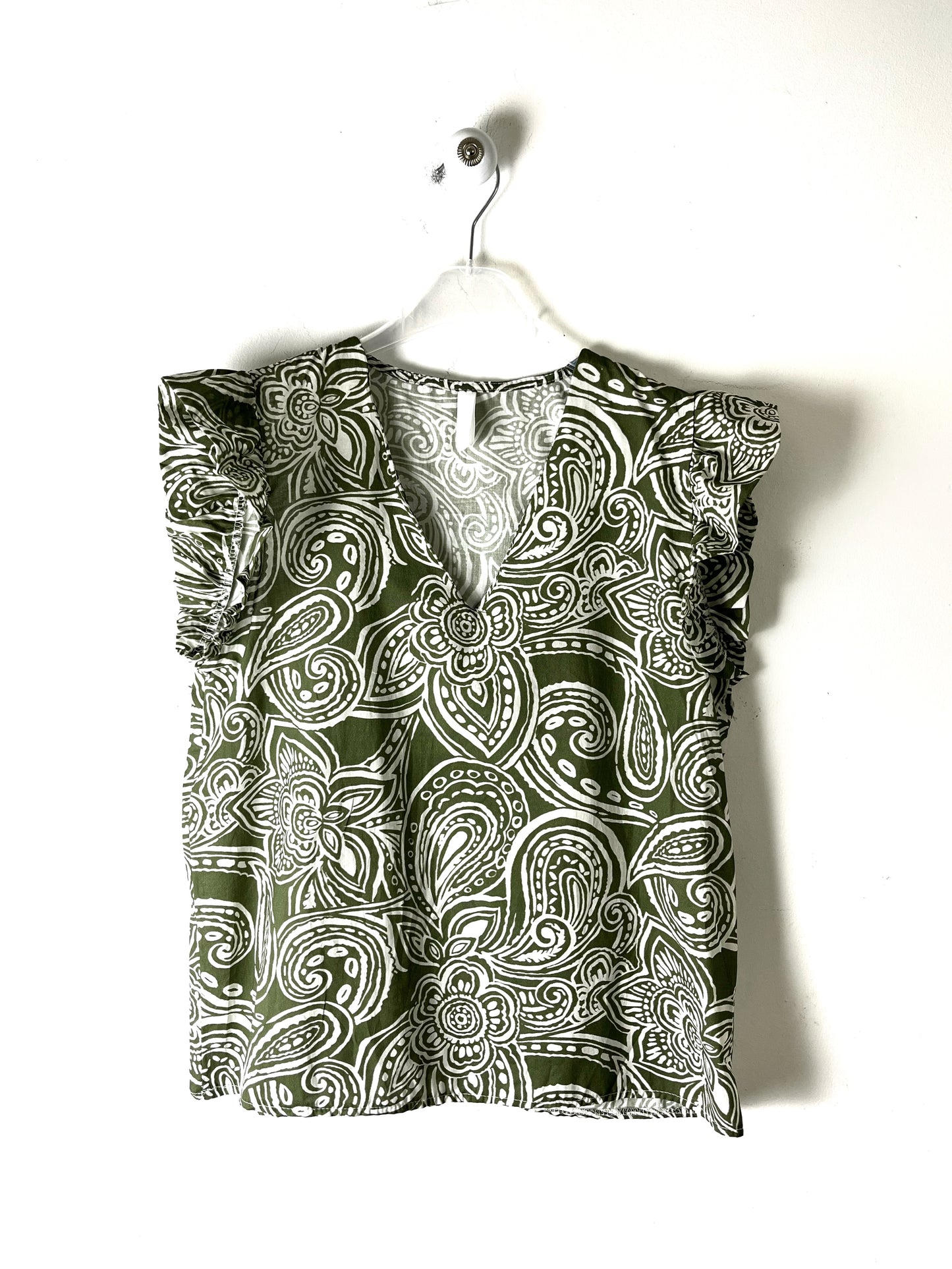 Blusa con alette a V