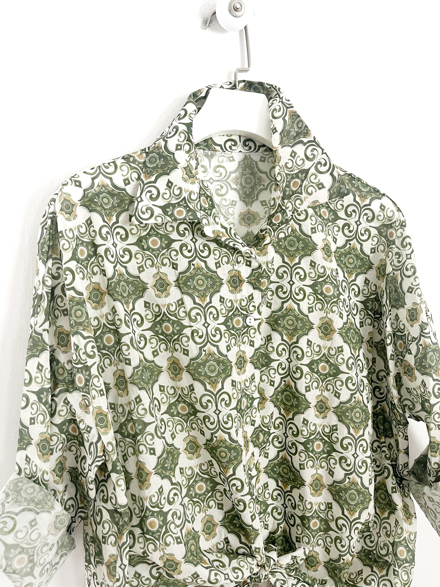 Camicia in mussola di cotone