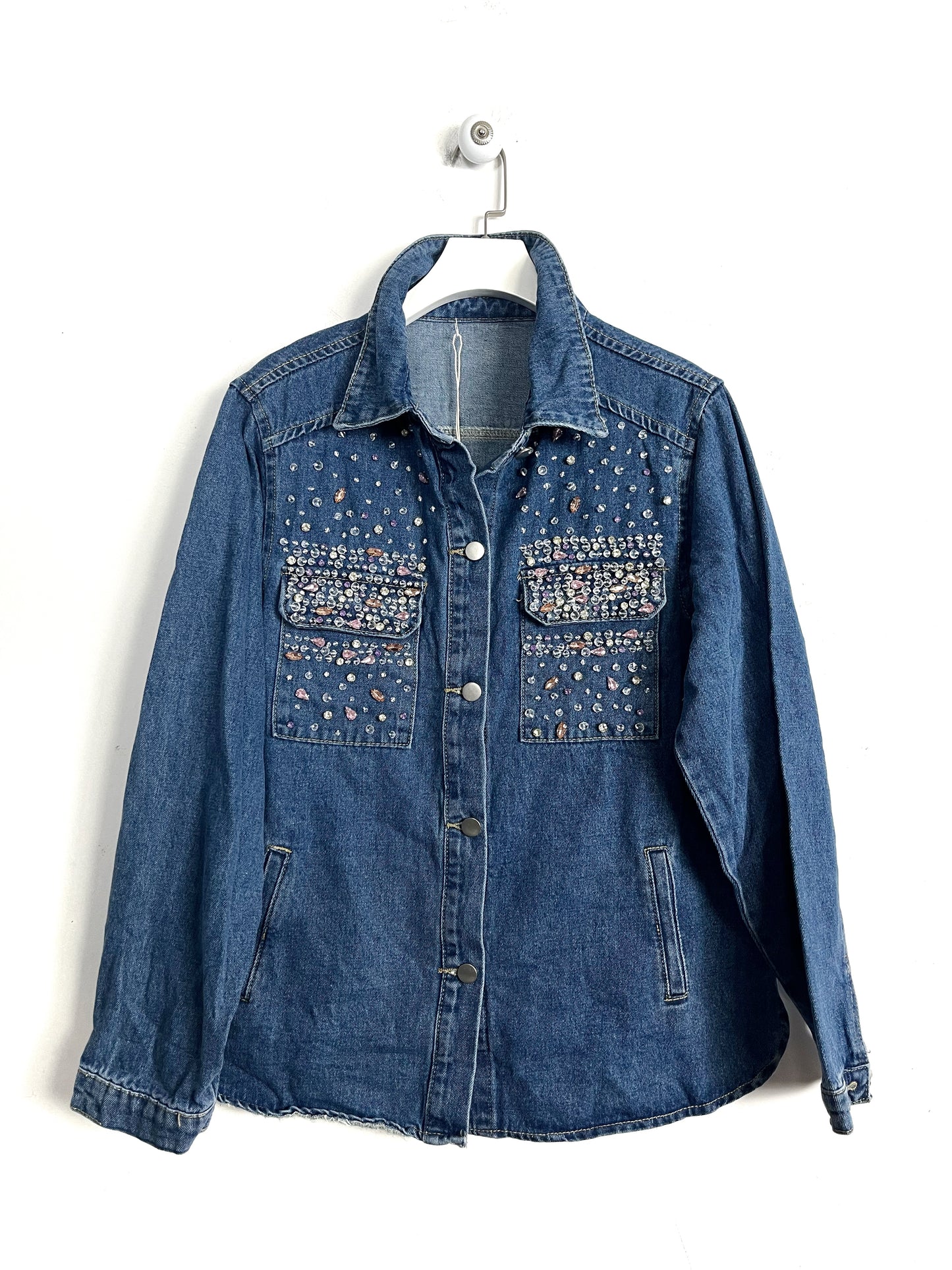 Camicia Giubbino Strass ⬛️