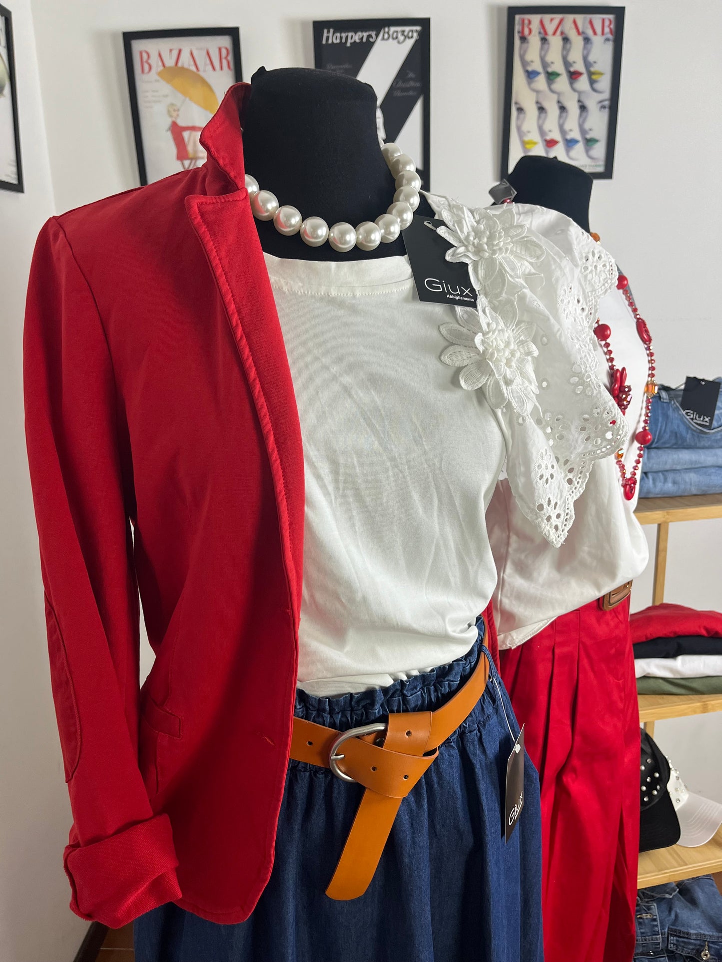 T-shirt sangallo e Margherite
