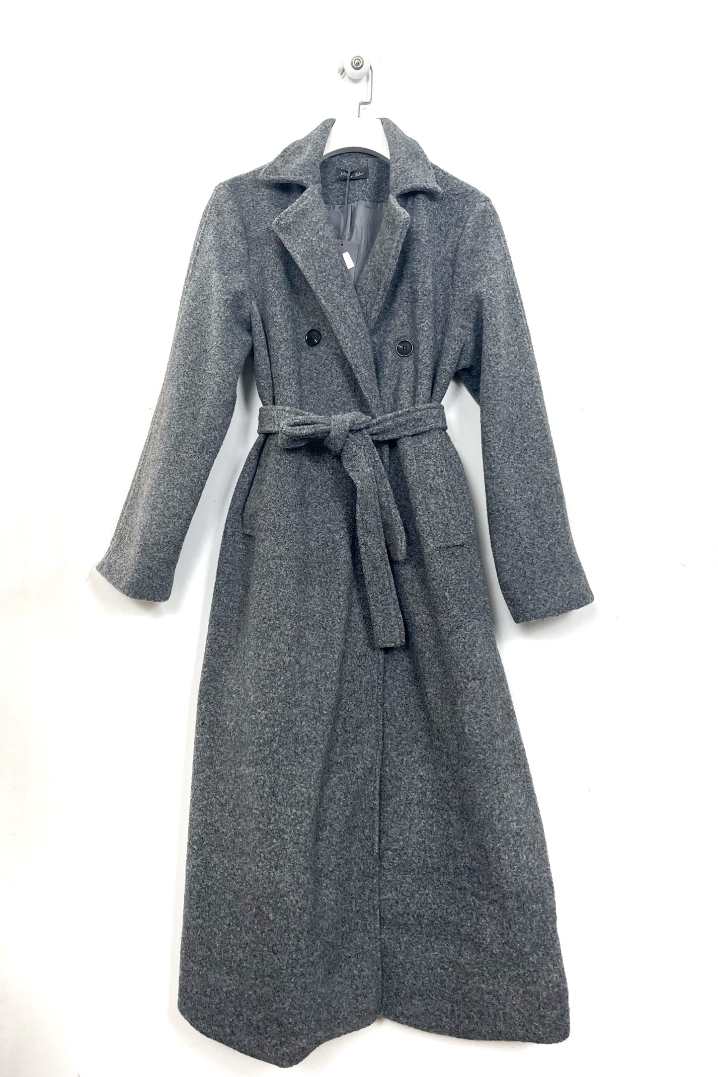 Cappotto Doppiopetto con cintura ⚫️