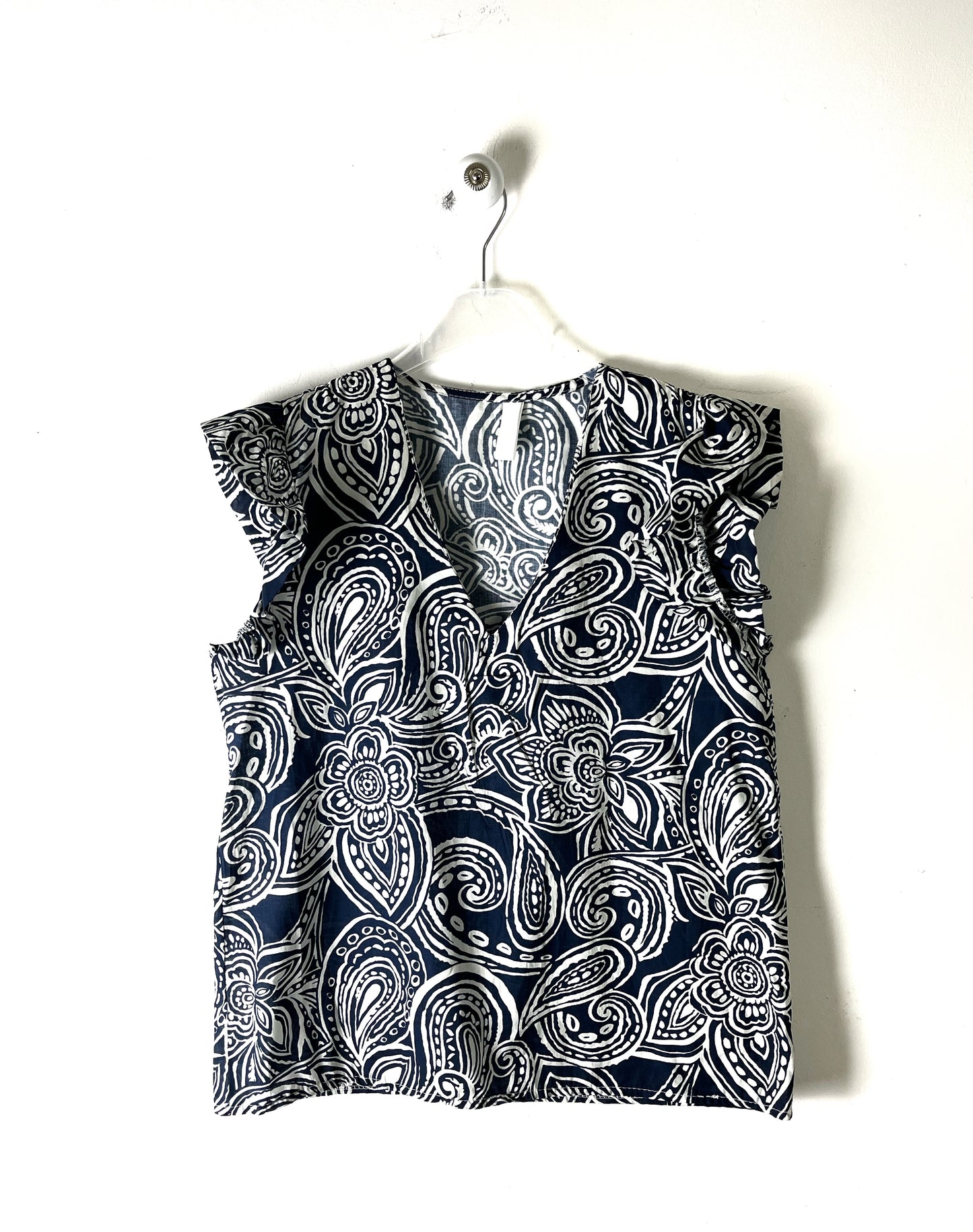 Blusa con alette a V