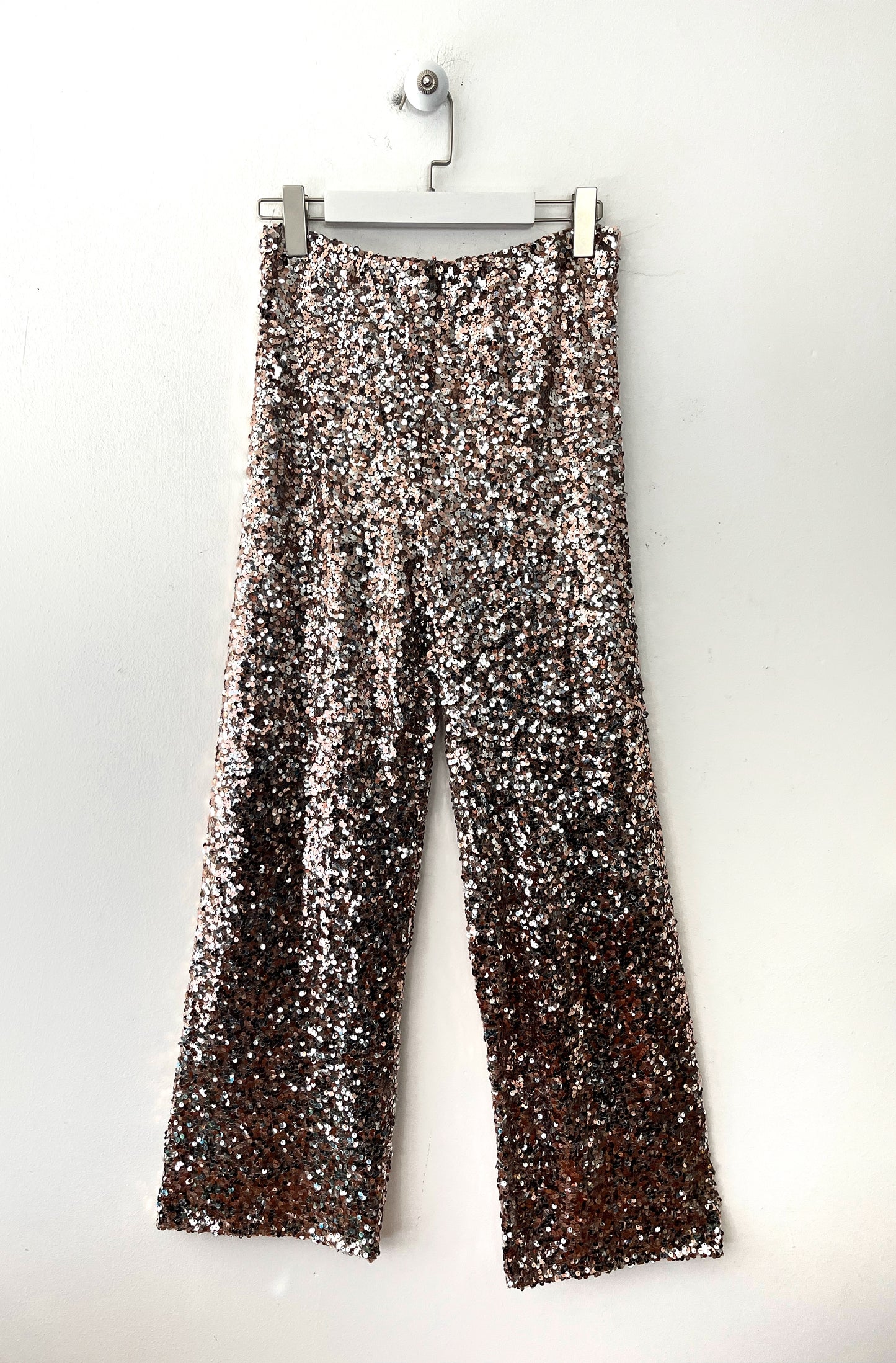Panta palazzo in paillettes