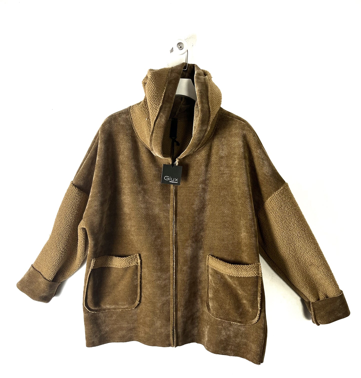 Giacca oversize cinigliato