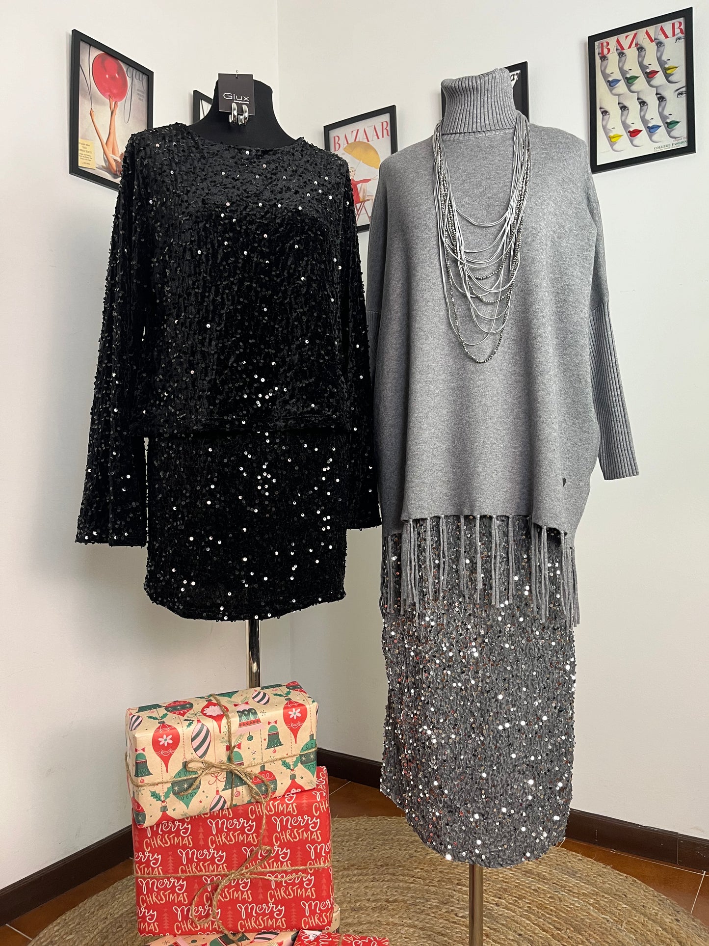Minigonna Ciniglia e Paillettes