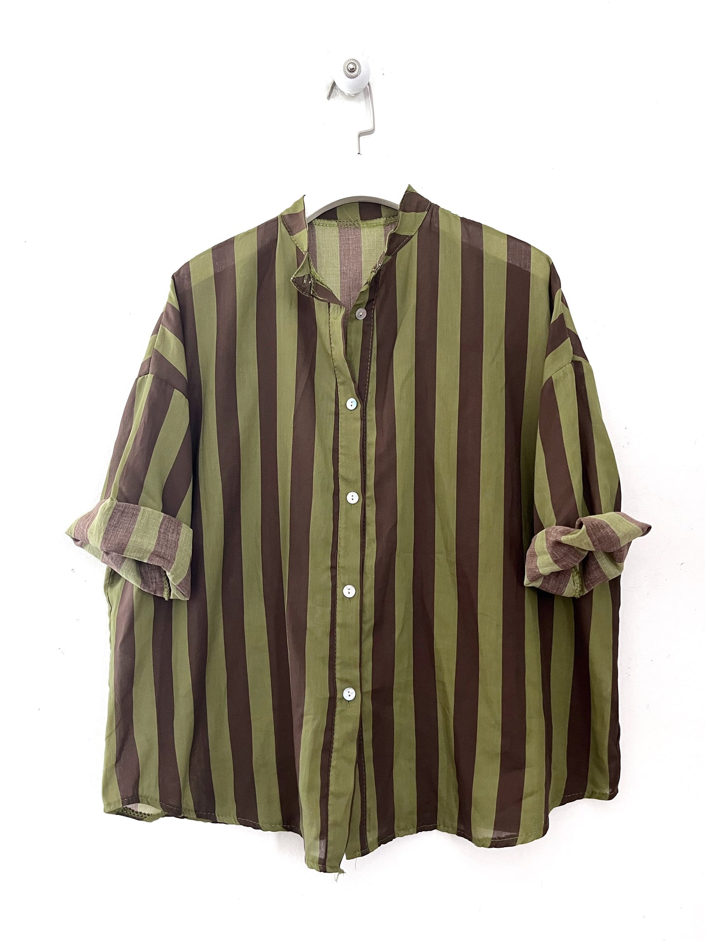 Camicia Coreana Righe ⚫️
