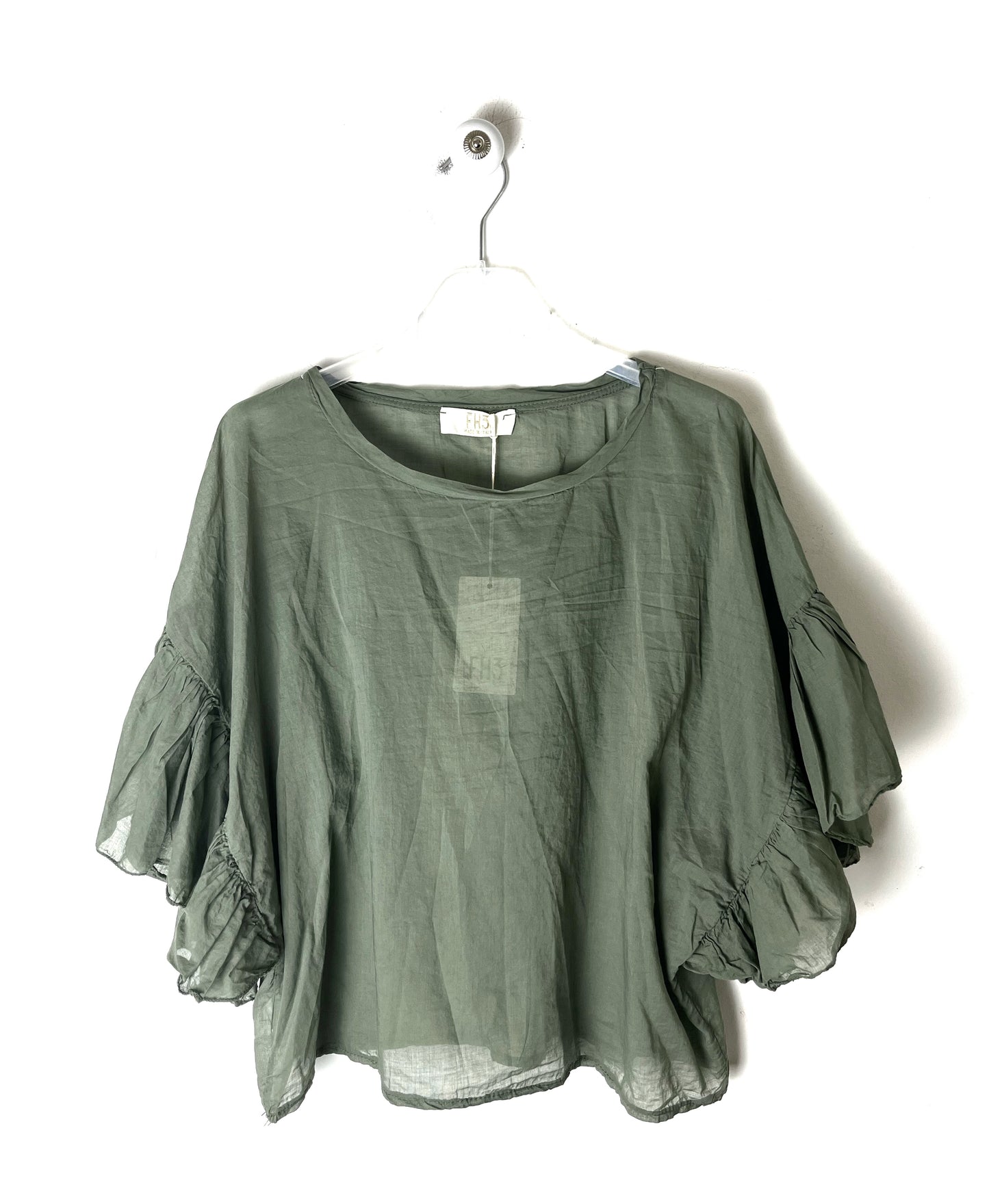 Blusa in mussola di cotone