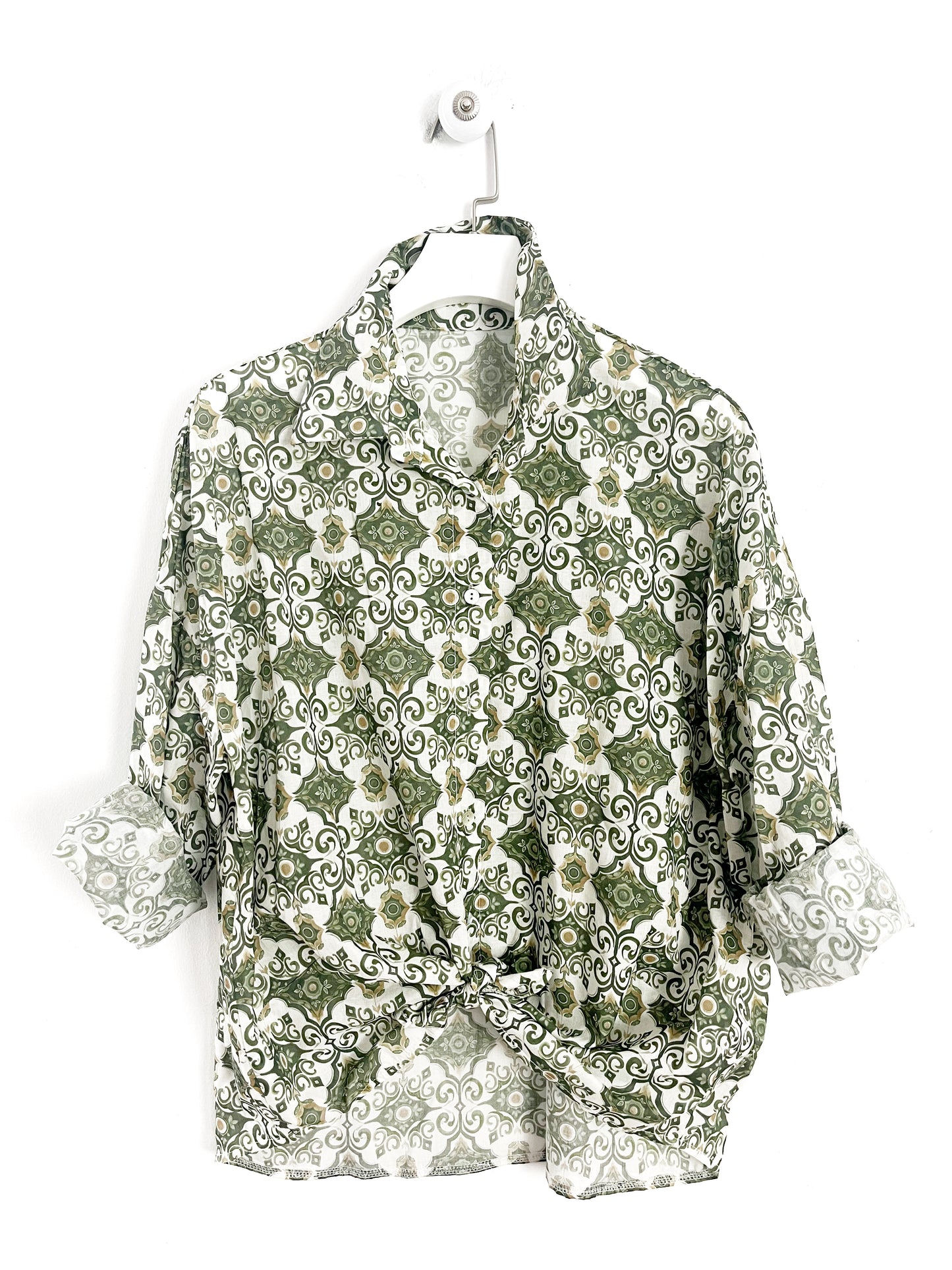 Camicia in mussola di cotone