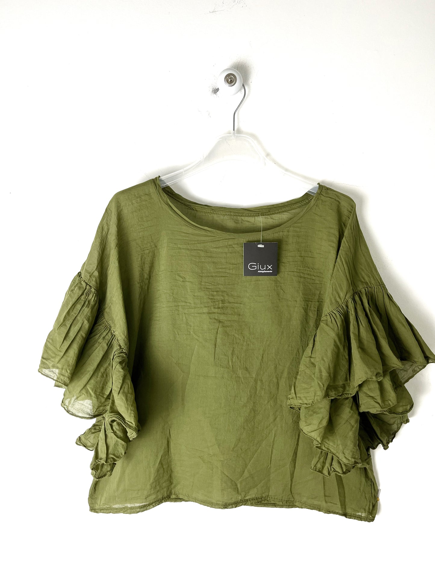 Blusa in mussola di cotone