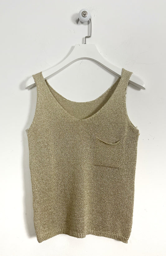 Canotta/gilet lurex