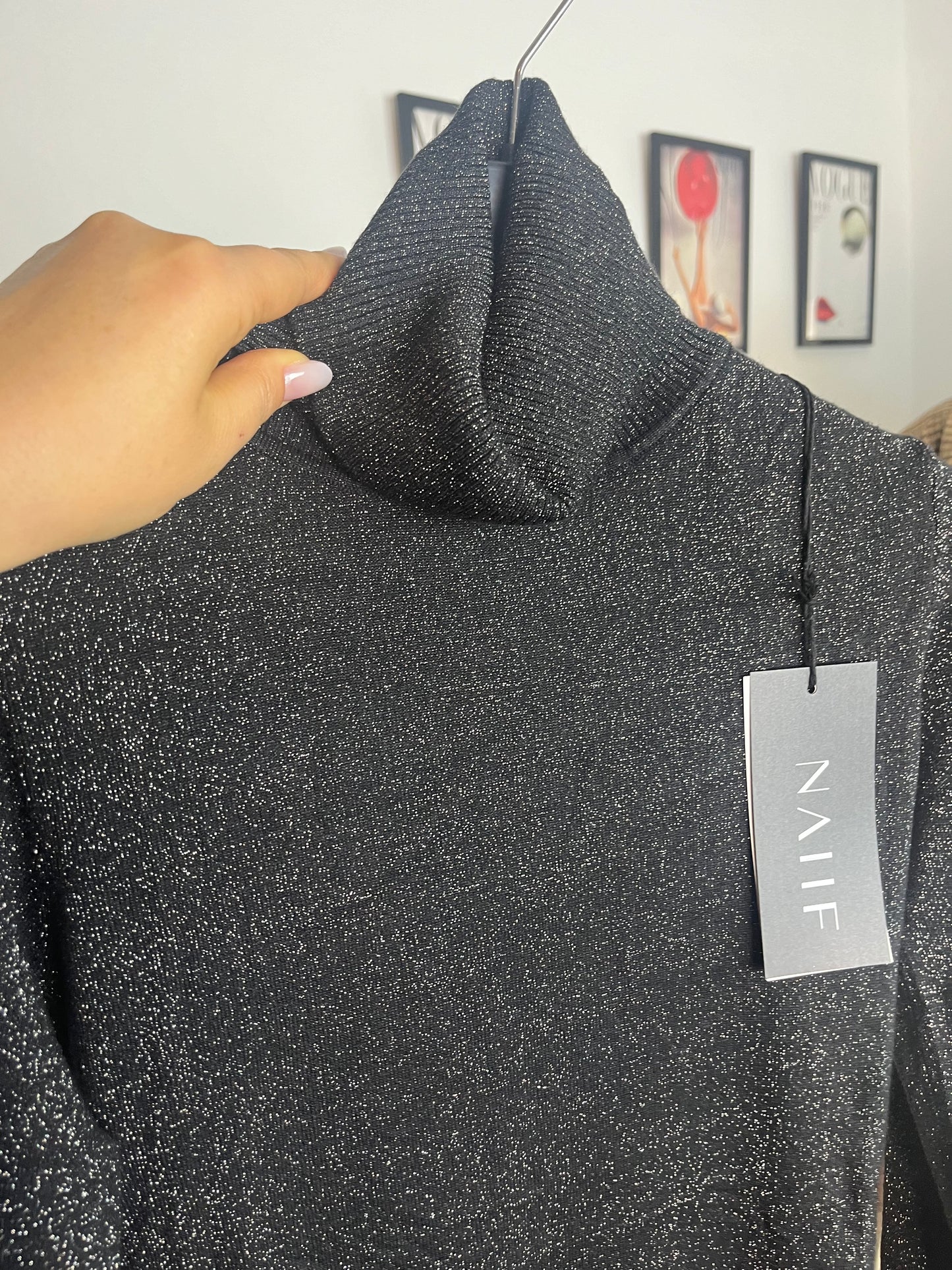 Dolcevita lurex Naïf ⬛️