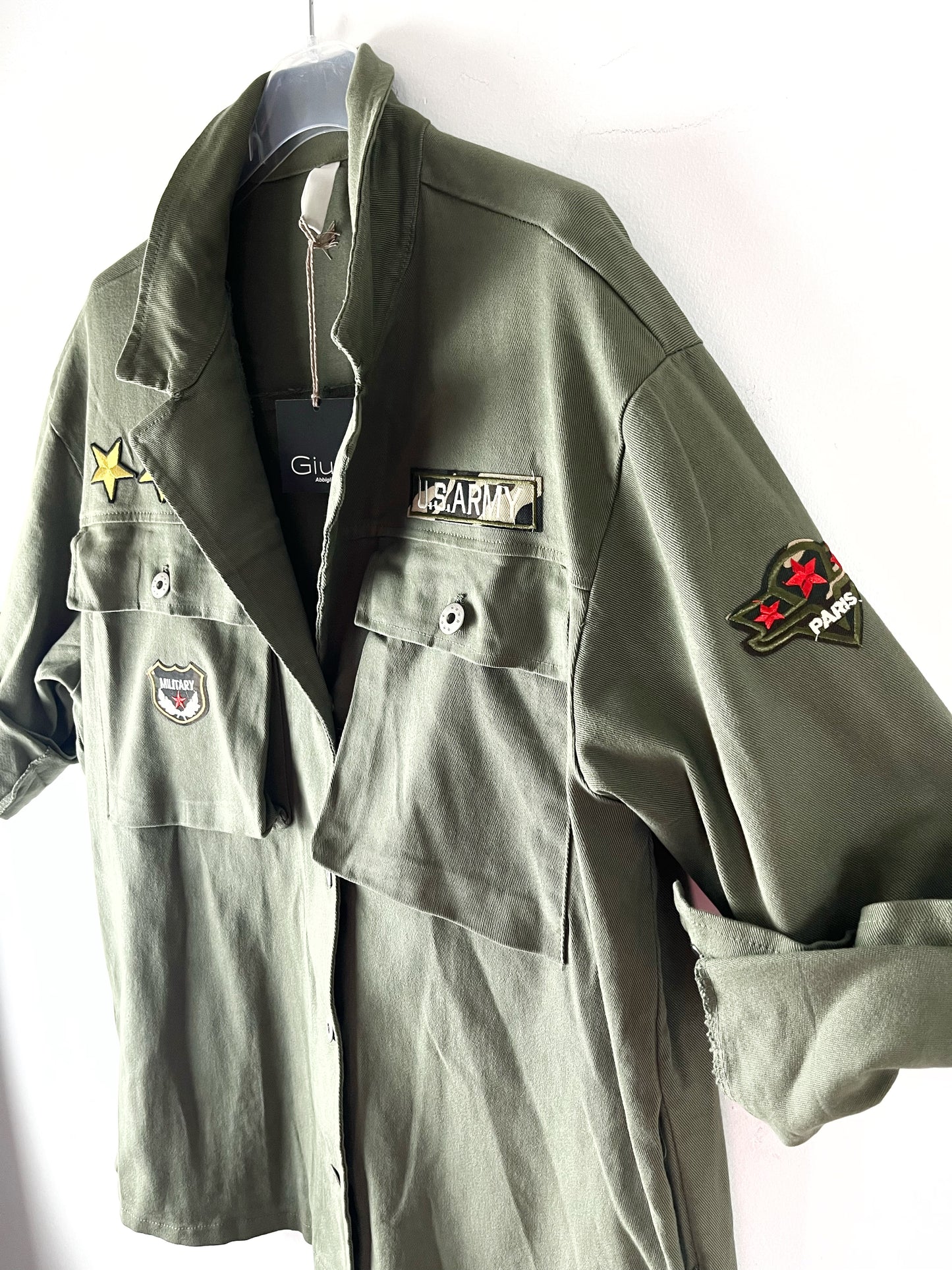 Giacca stile militare
