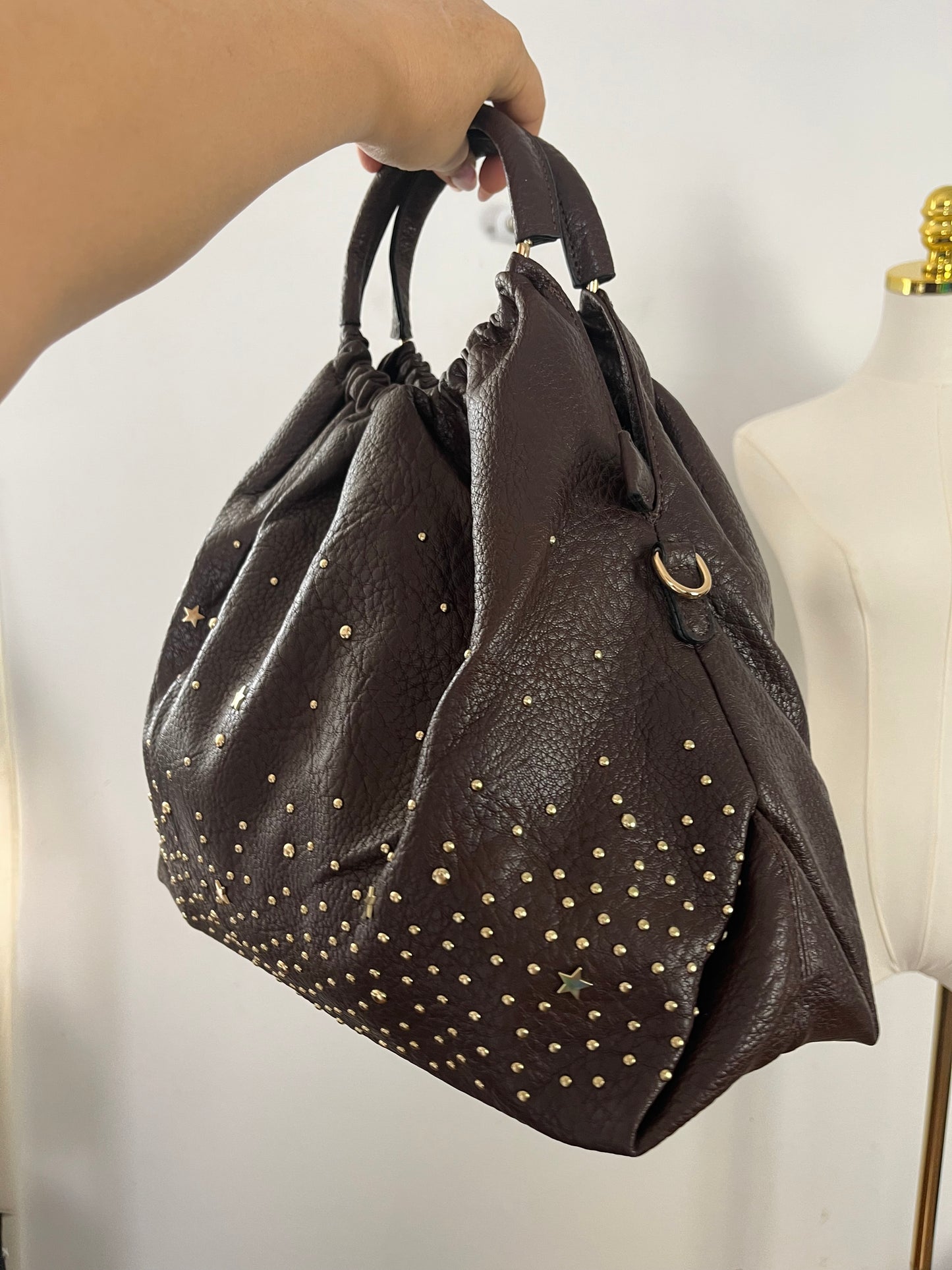 Borsa Sacca con borchie