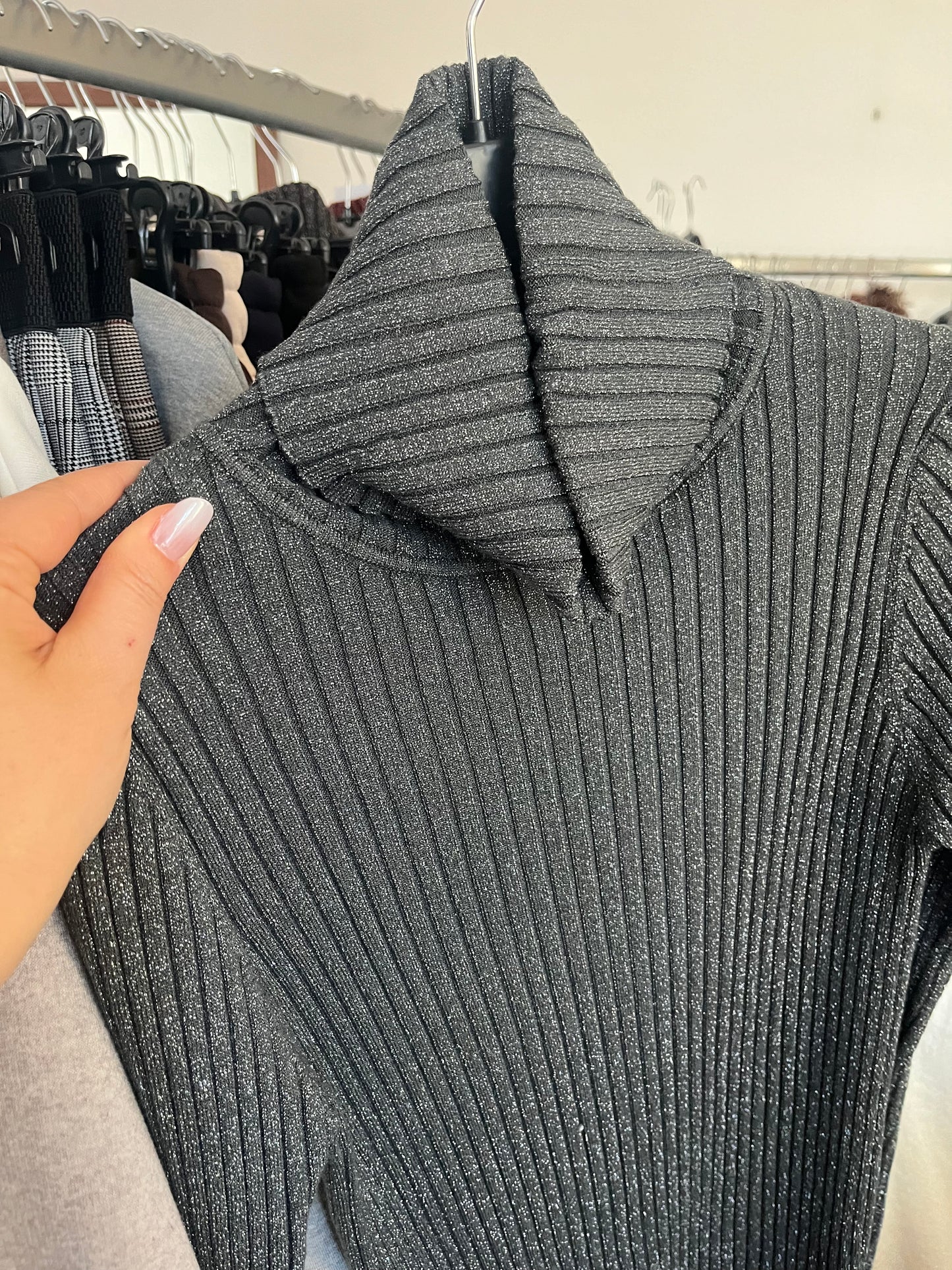 Dolcevita coste lurex Naïf ⬛️