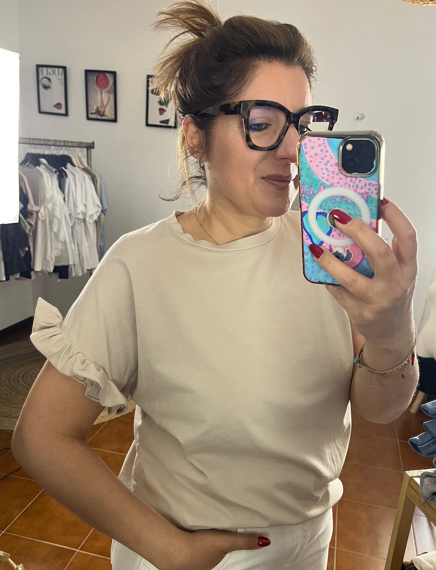 T-shirt Scatoletta con Rouge ⚫️