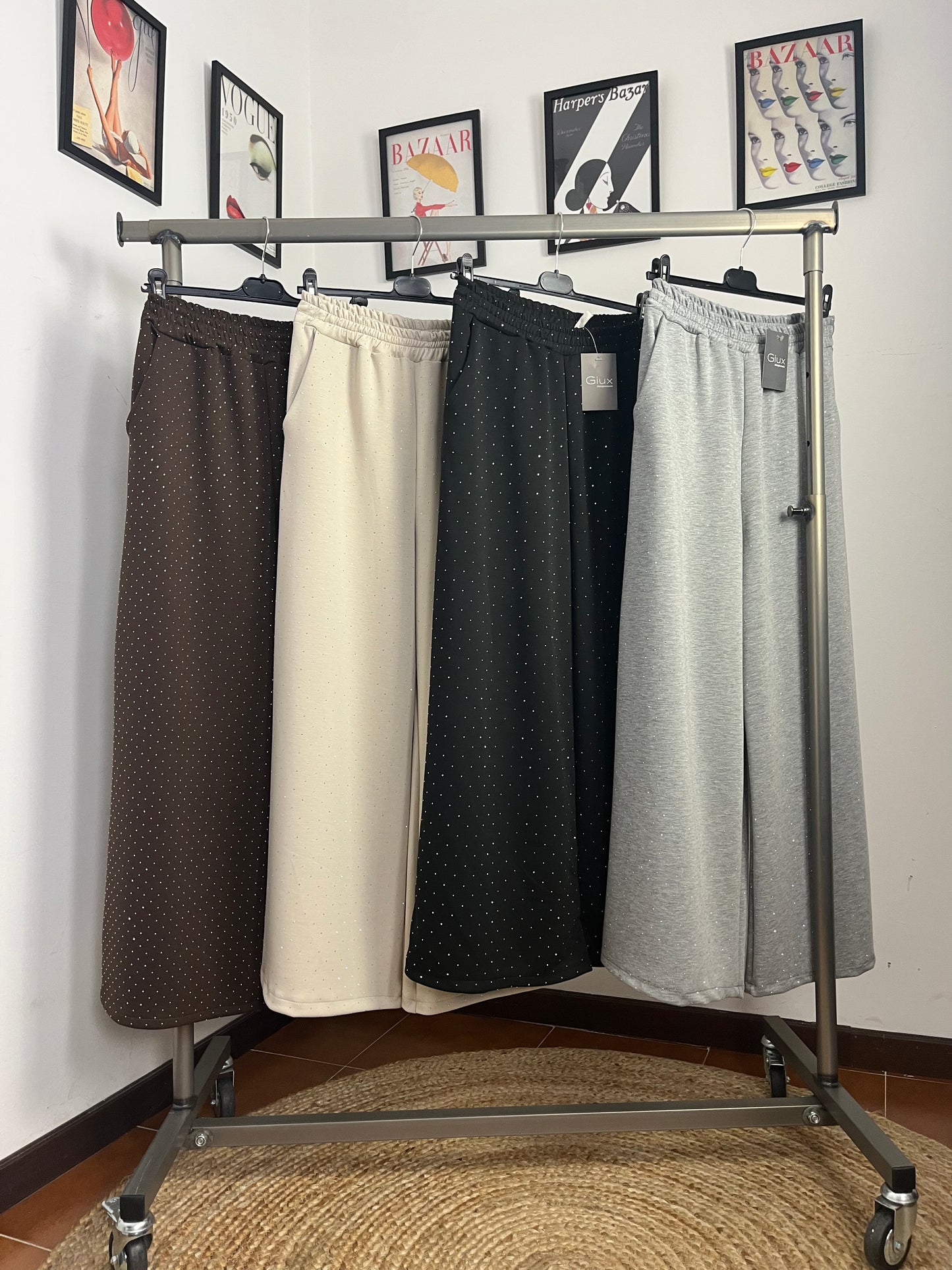Pantalone Brillantini Wide leg ⬛️