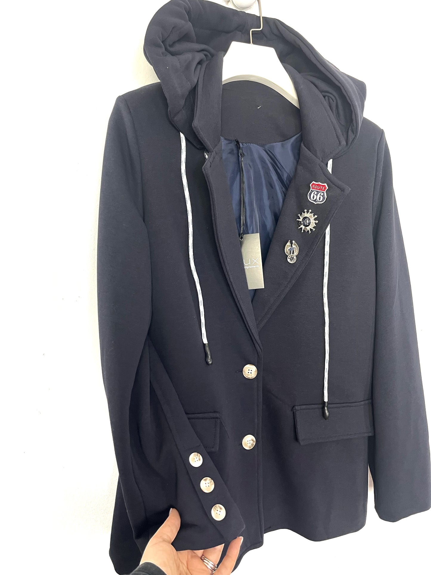 Blazer in Felpa con cappuccio ⬛️