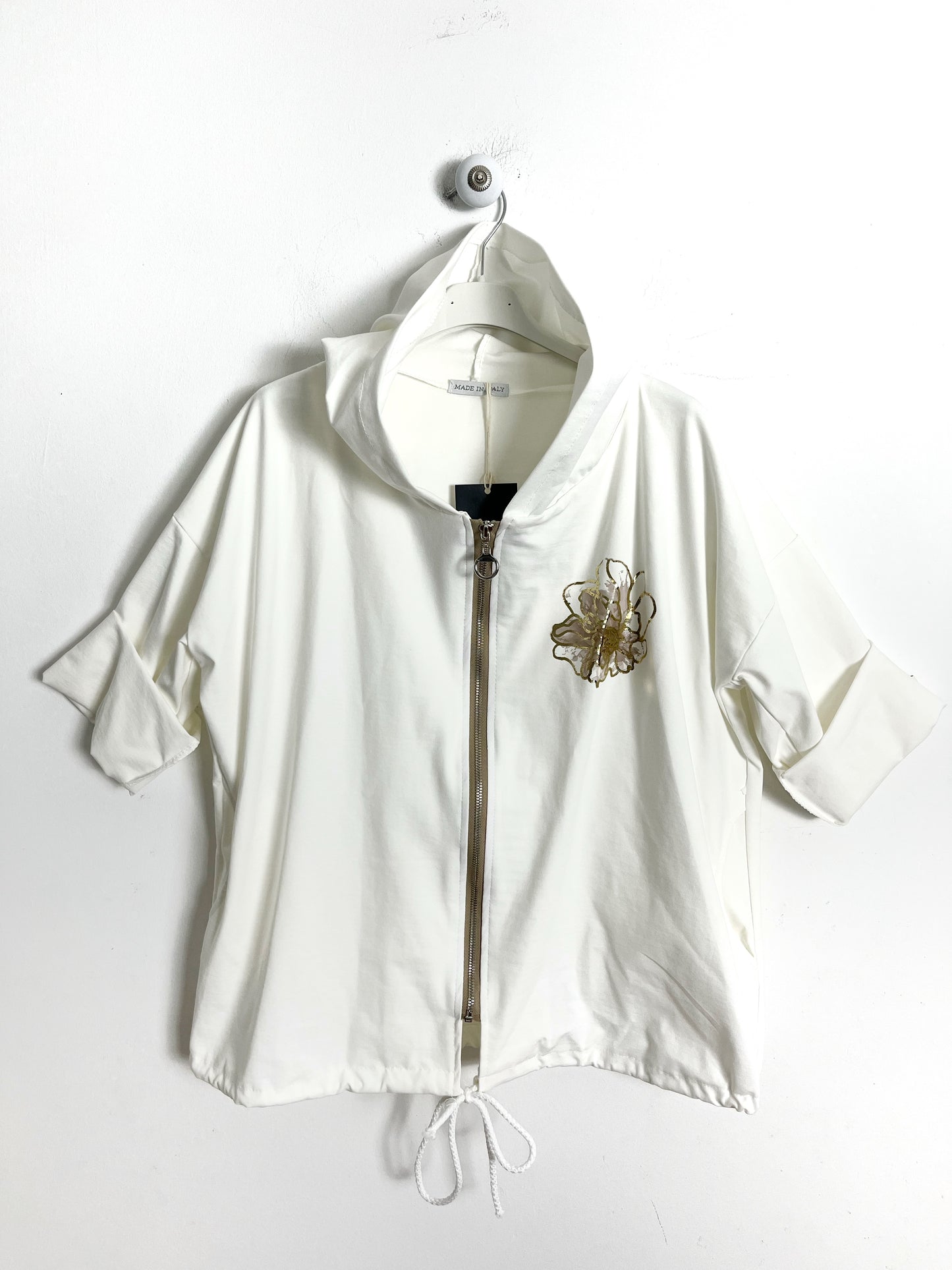 Felpa Oro con zip
