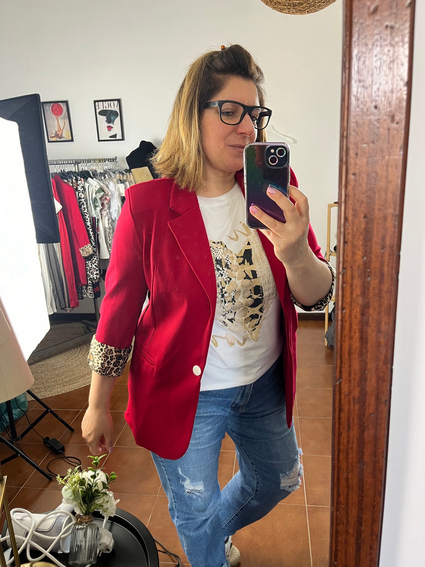 Blazer Animalier
