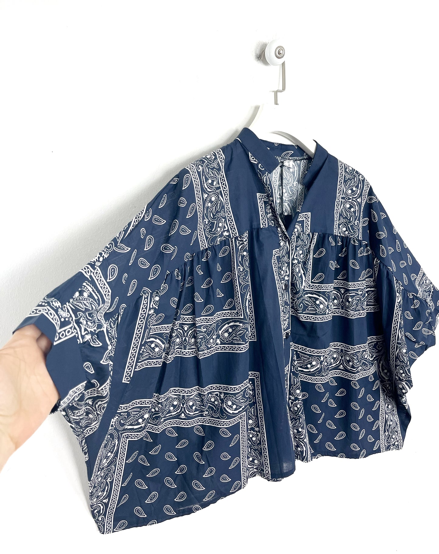 Camicia Bandana Cropped ⚫️