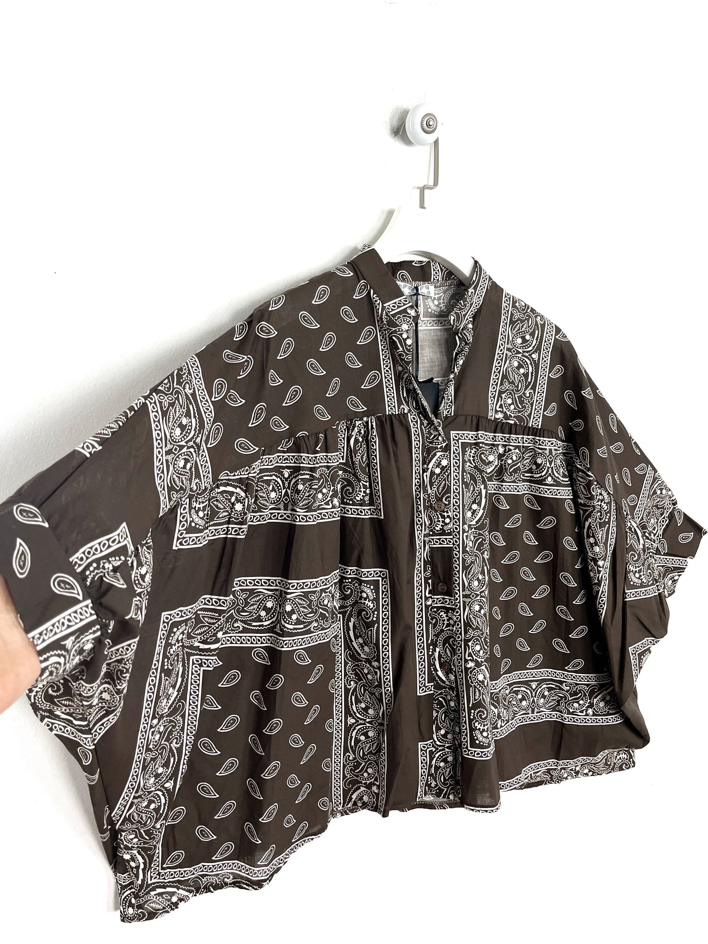 Camicia Bandana Cropped ⚫️