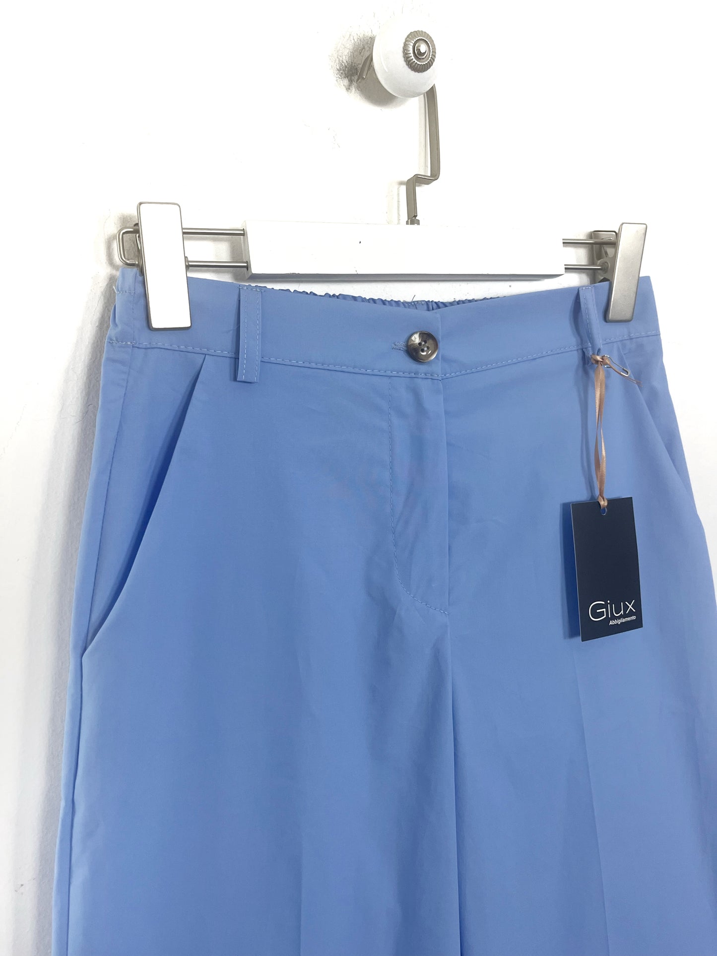 Pantalone a palazzo in cotone
