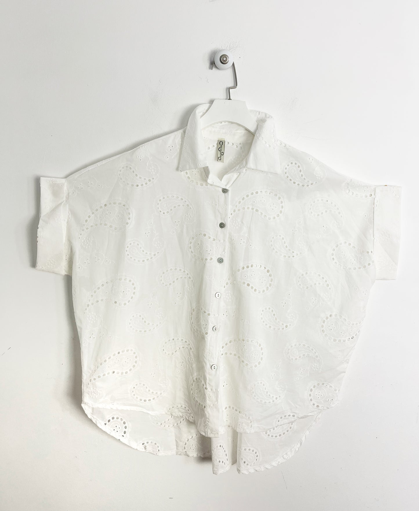 Camicia Sangallo Over ⚫️