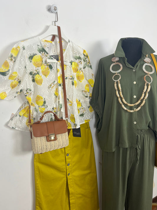 Camicina Sangallo fantasia ⬛️