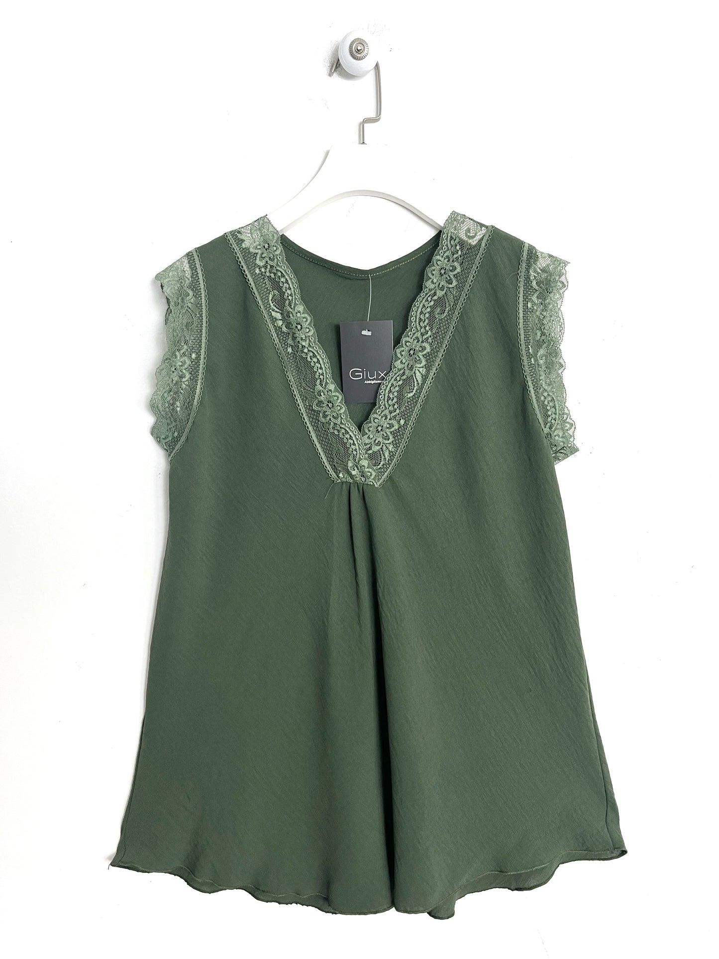 Blusa Lily con pizzo