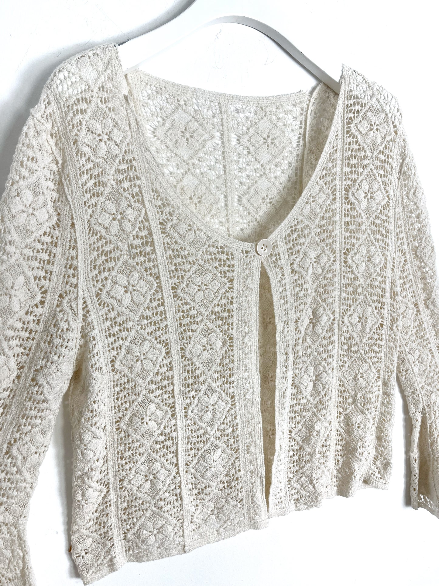 Cardigan Uncinetto