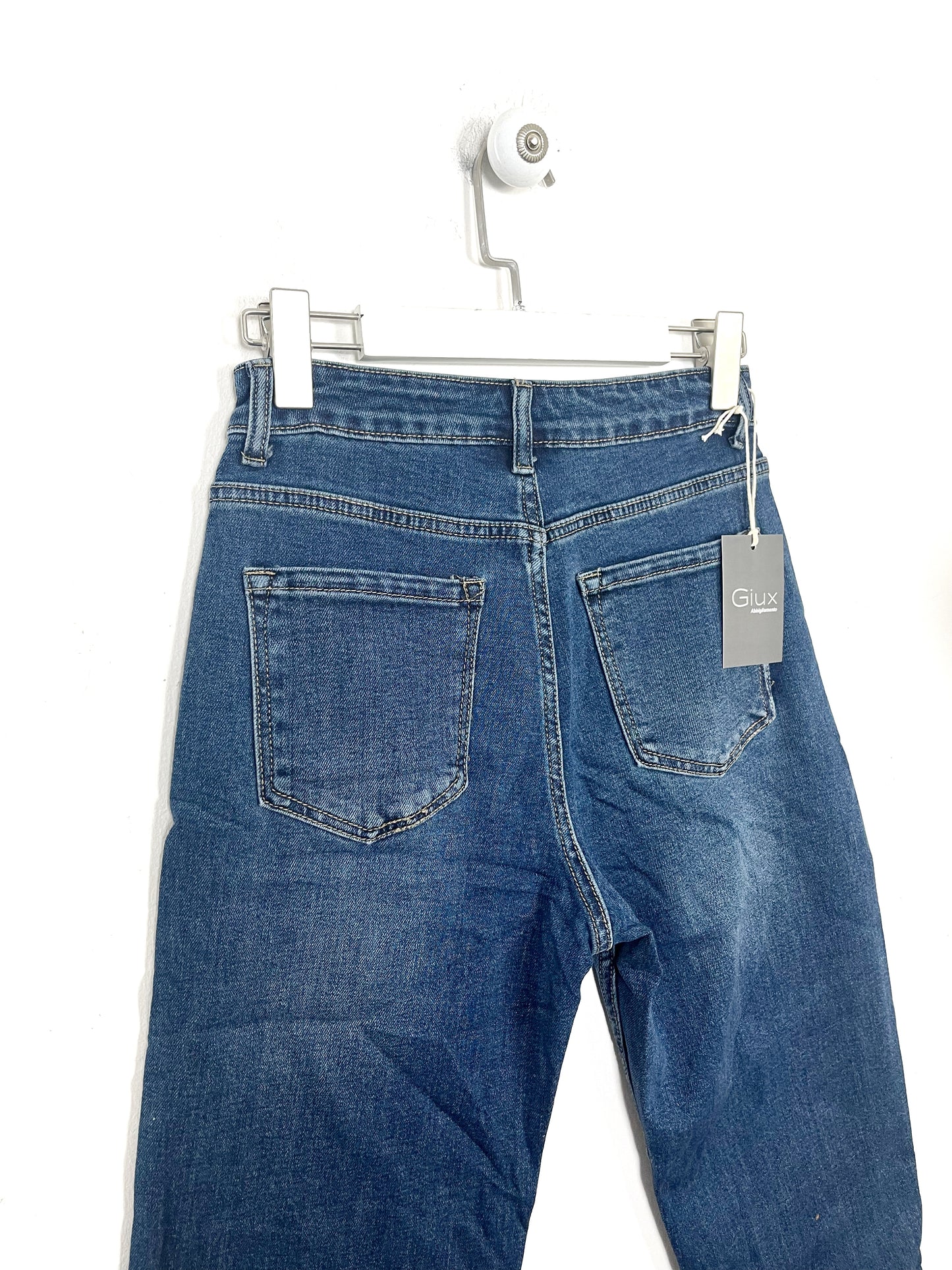 Jeans Mum Fit Elasticizzati blu scuri ⚫️