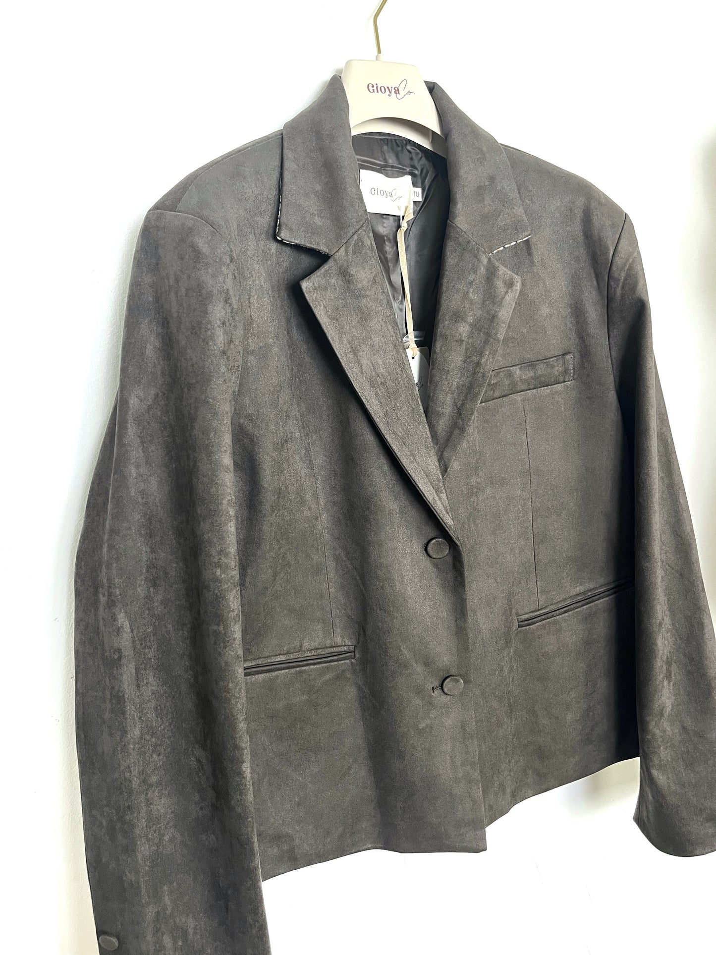 Blazer in Suede Over Gioya ⚫️