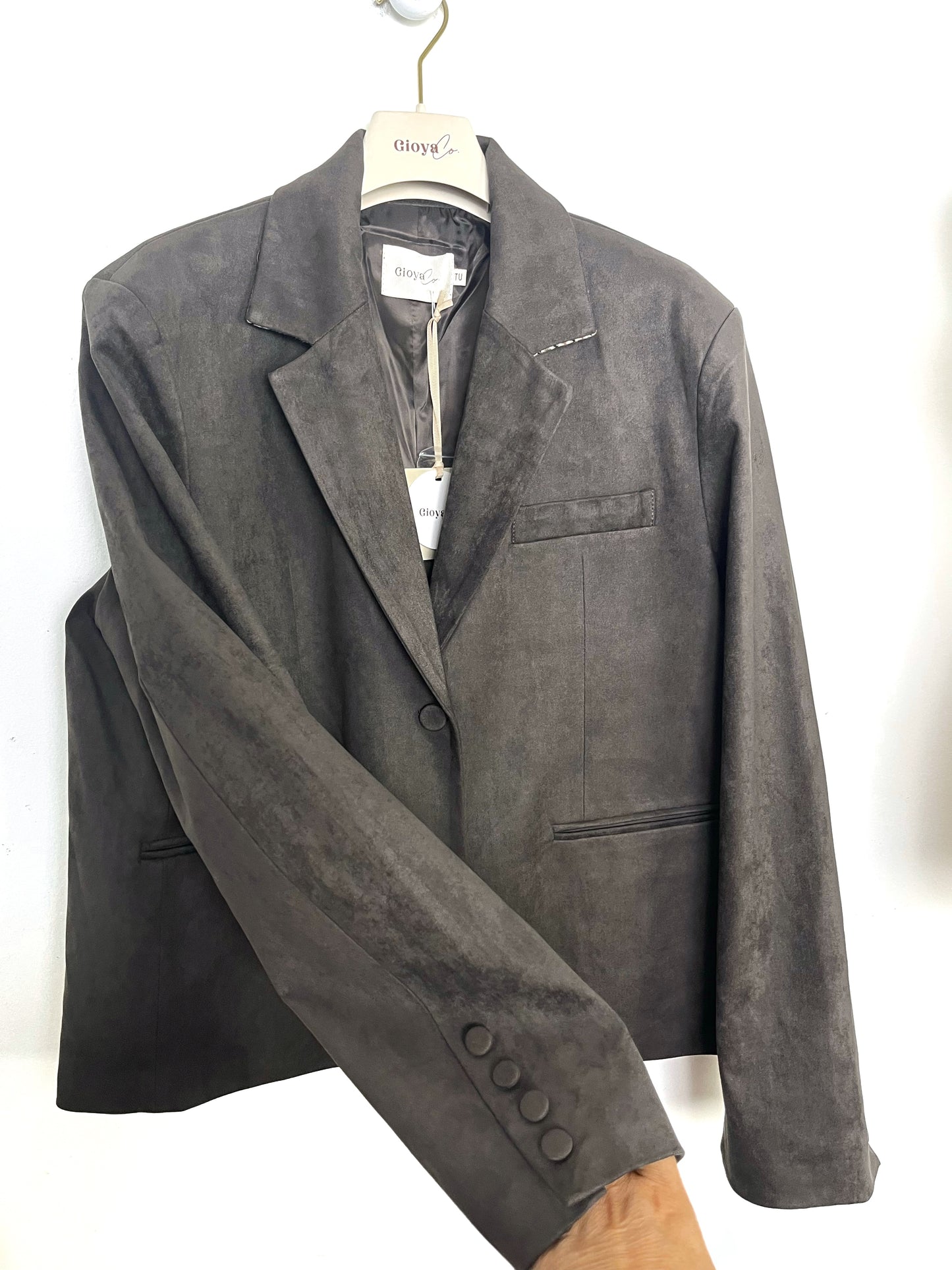 Blazer in Suede Over Gioya ⚫️