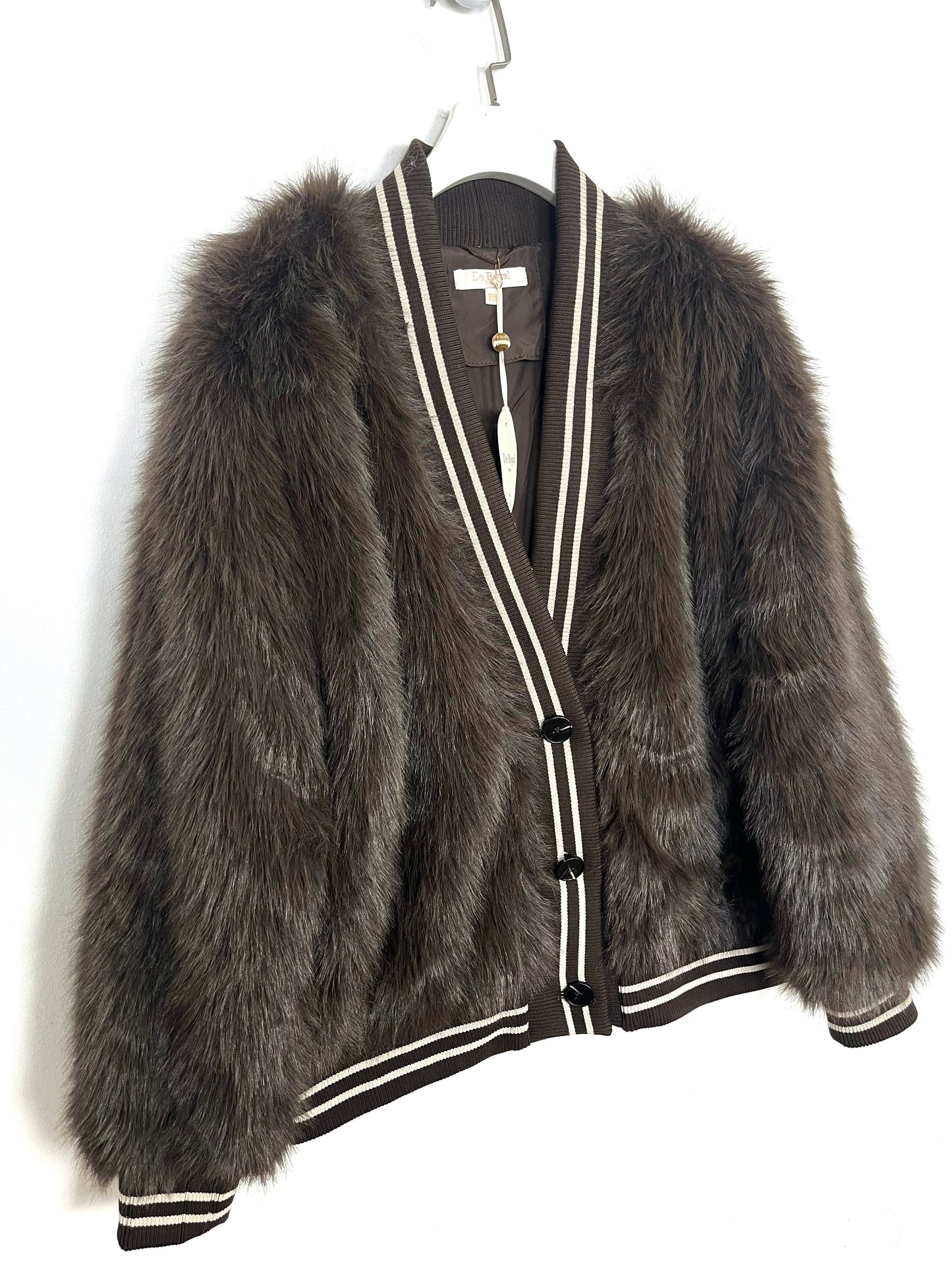 Giacca Cardigan Ecofur ⚫️
