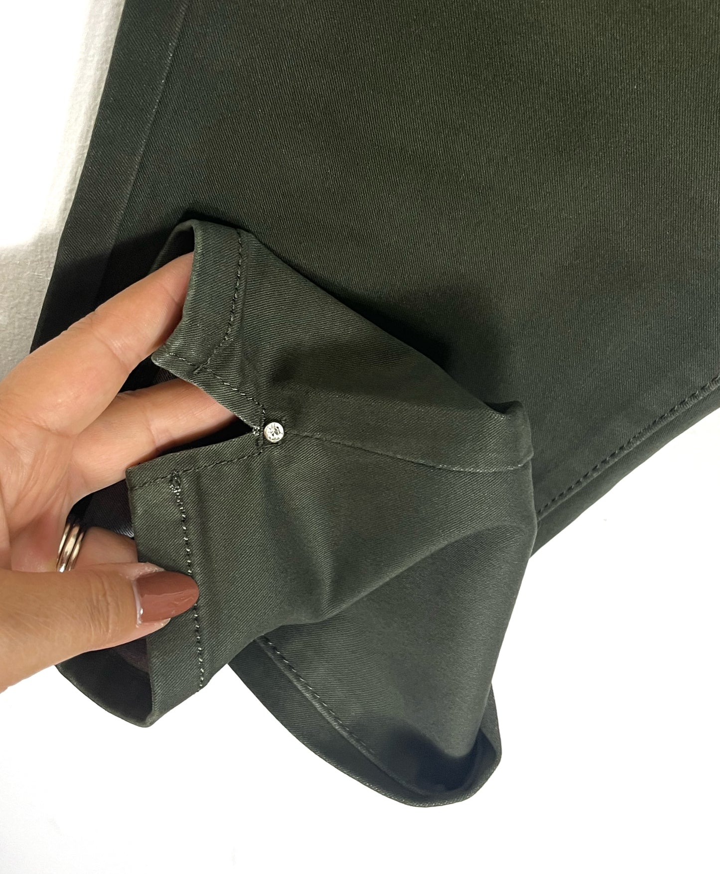 Panta Skinny Verde Muschio ⚫️