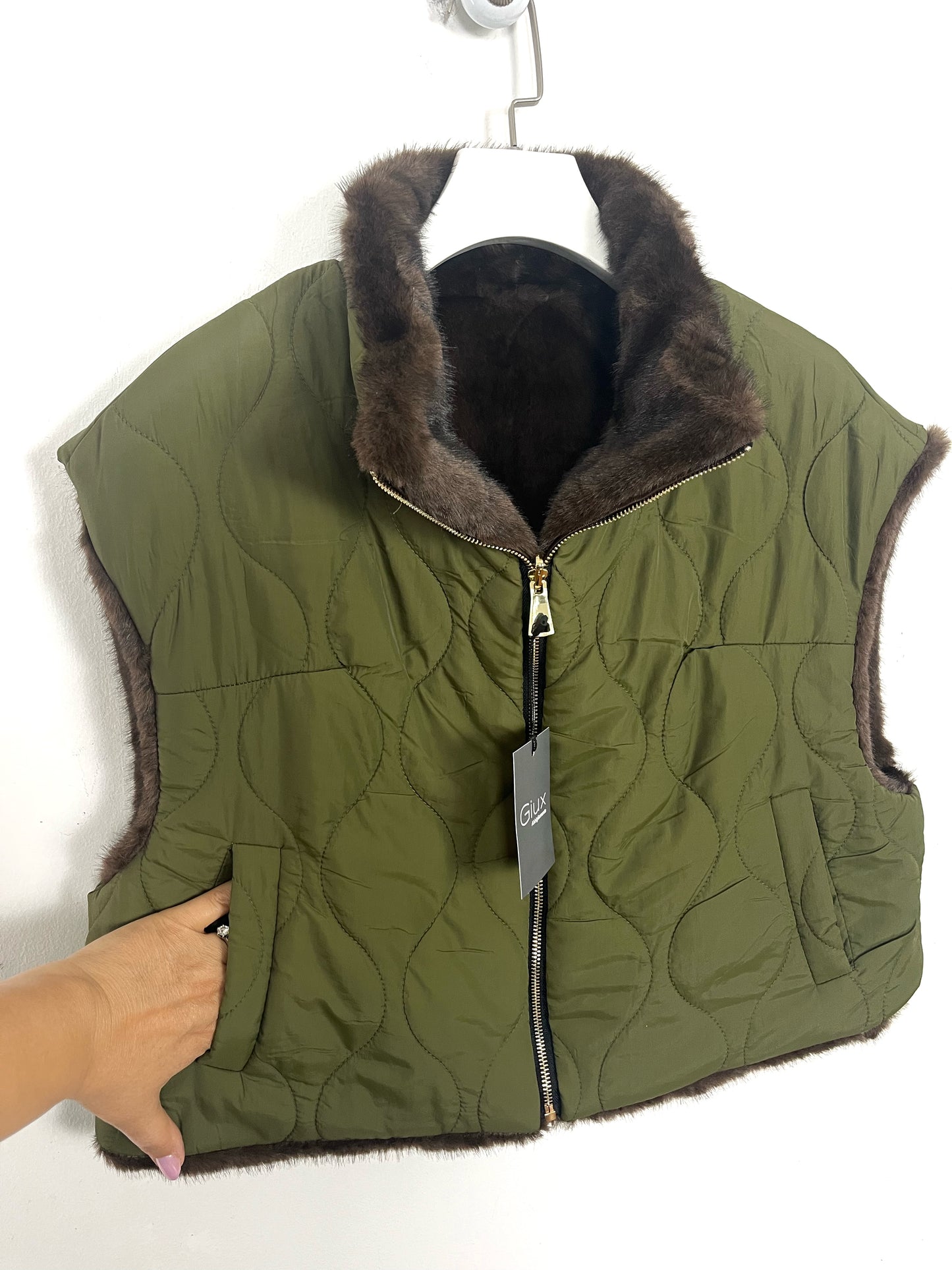 Gilet Ecofur Trapuntino ⚫️