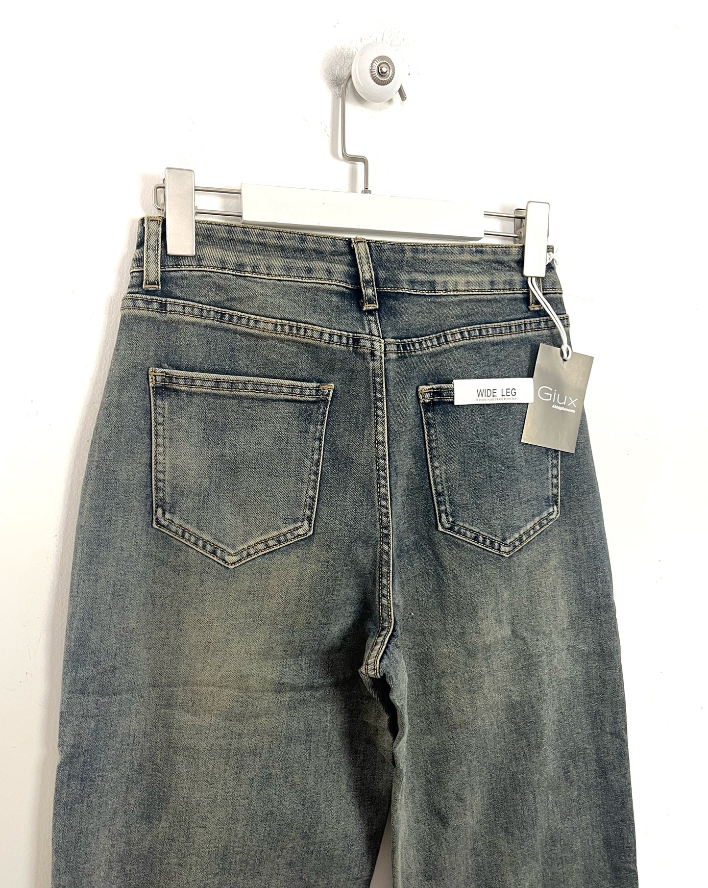 Jeans Wide leg Sabbiati ⬛️