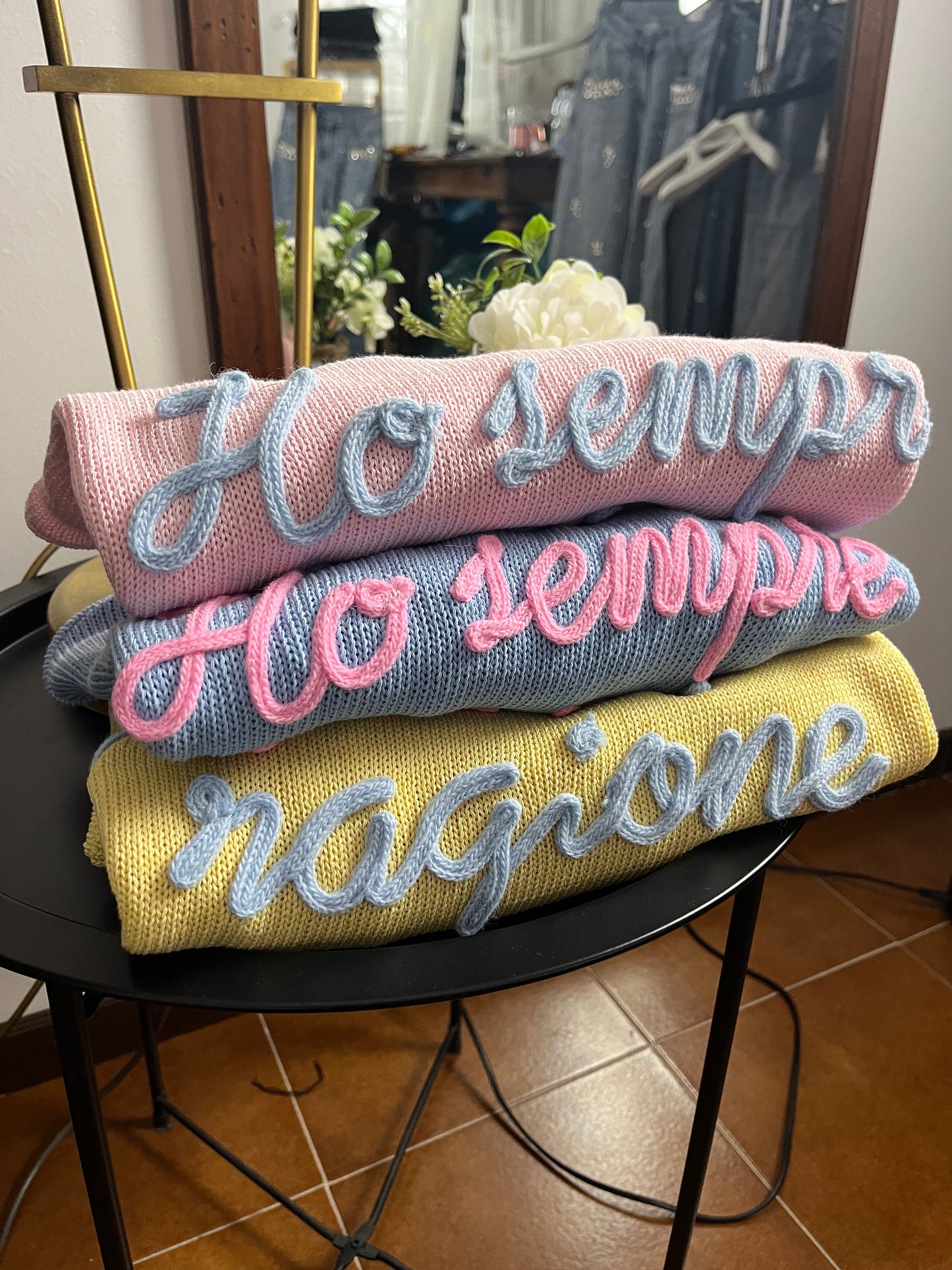 Maglioncino Ho sempre ragione Cotone ⚫️