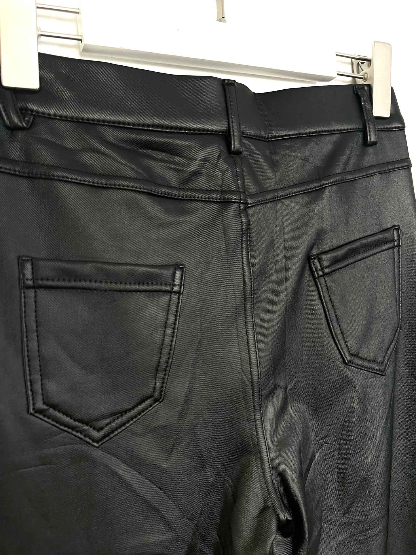 Pantalone gamba dritta ecopelle ⬛️