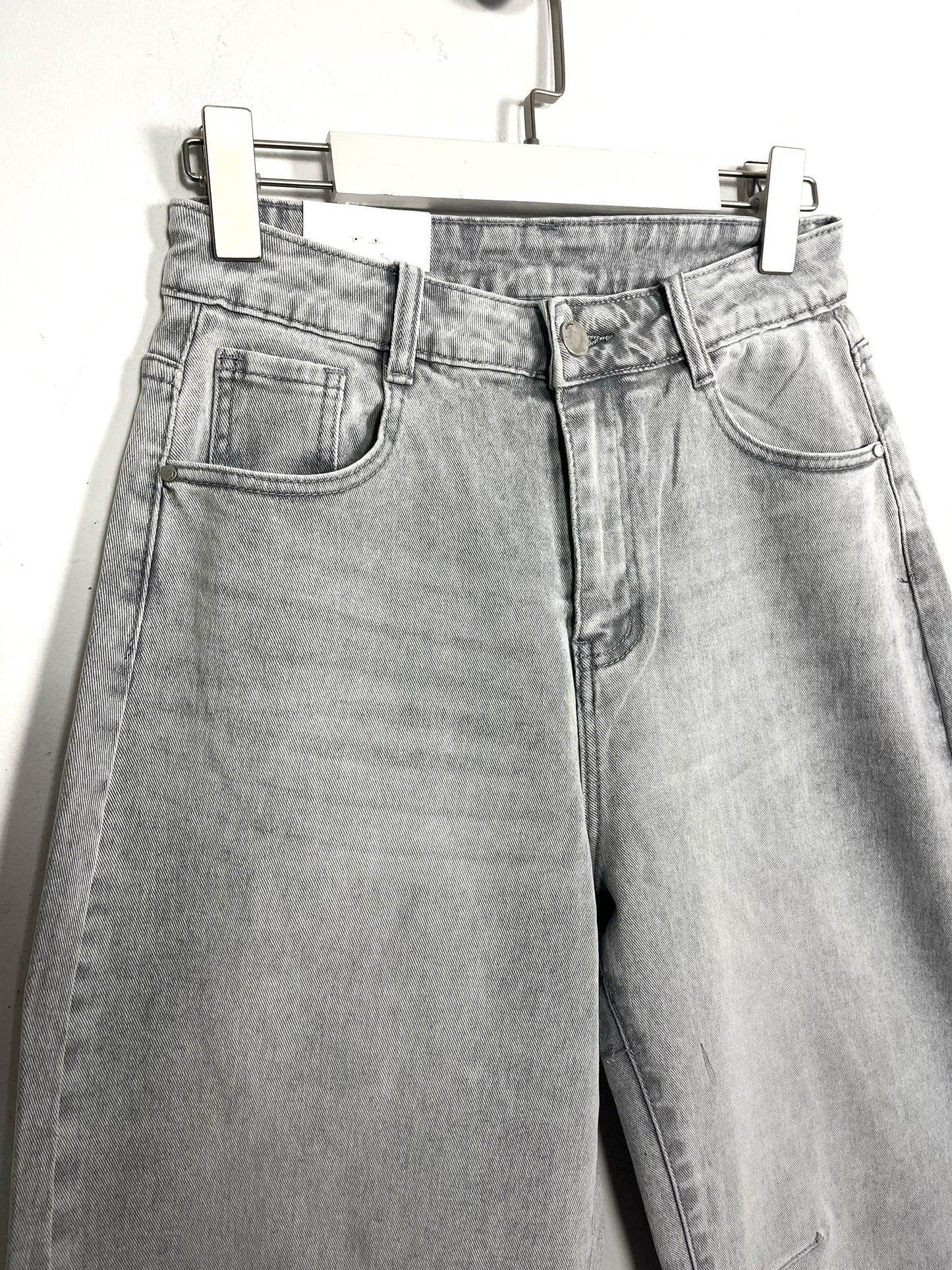 Jeans Barrel Grigio ⚫️