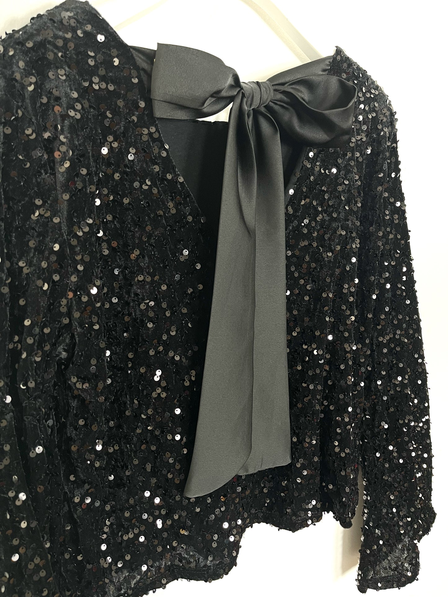 Blusa Fiocco Paillets ⚫️