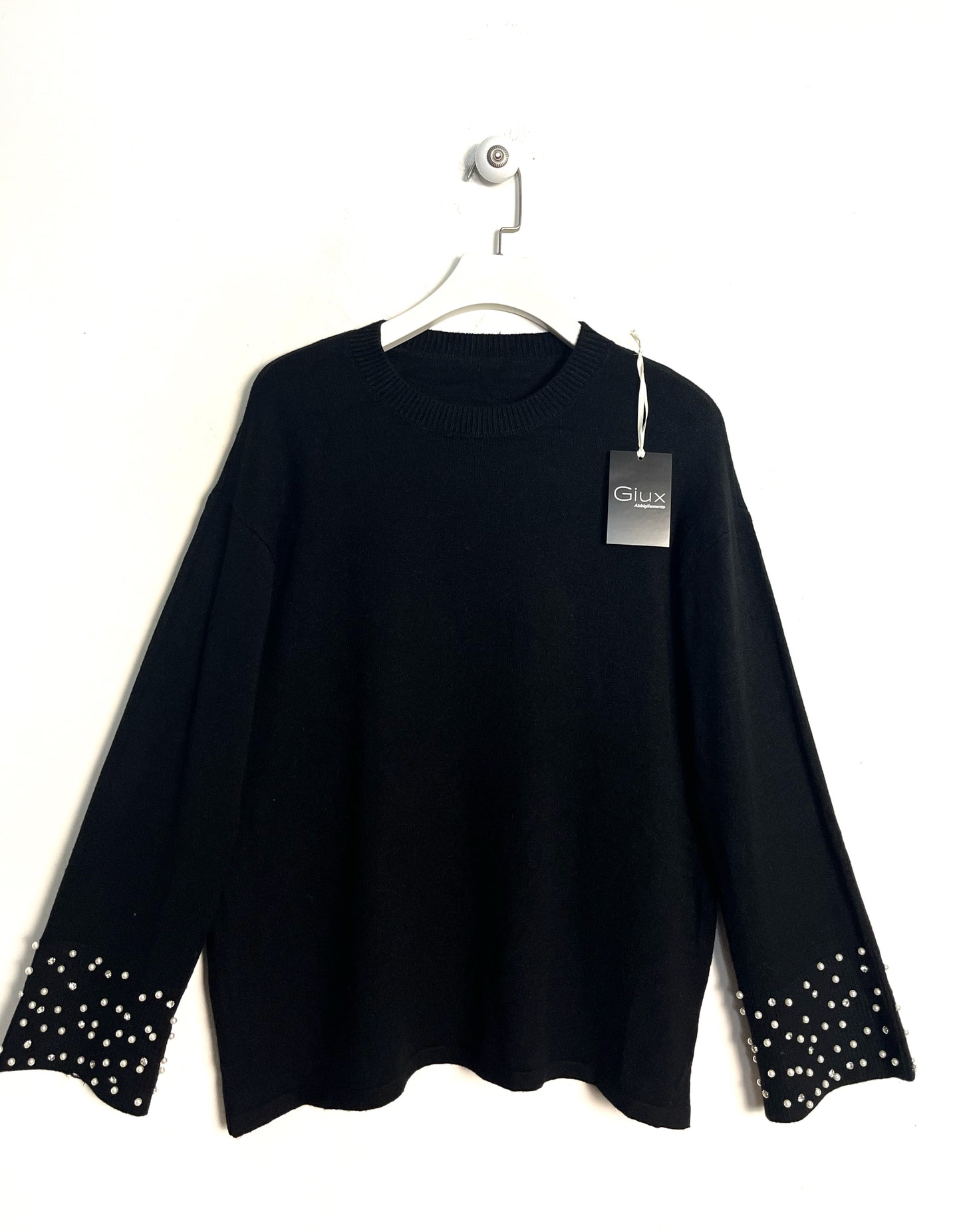 Maglia Perle e Strass ⚫️