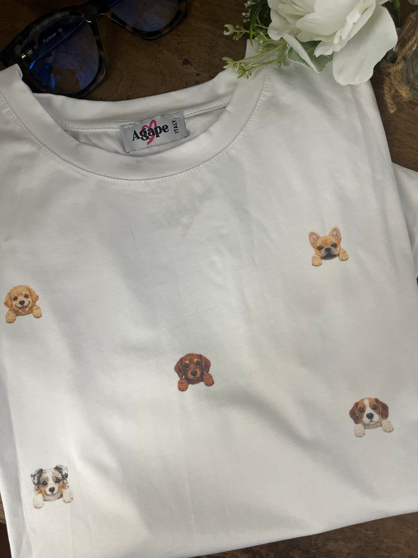 T-shirt Cagnolini Over ⚫️