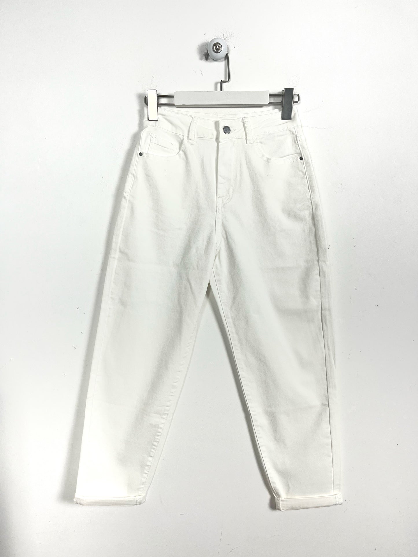 Jeans Mum Fit Bianco ⬛️