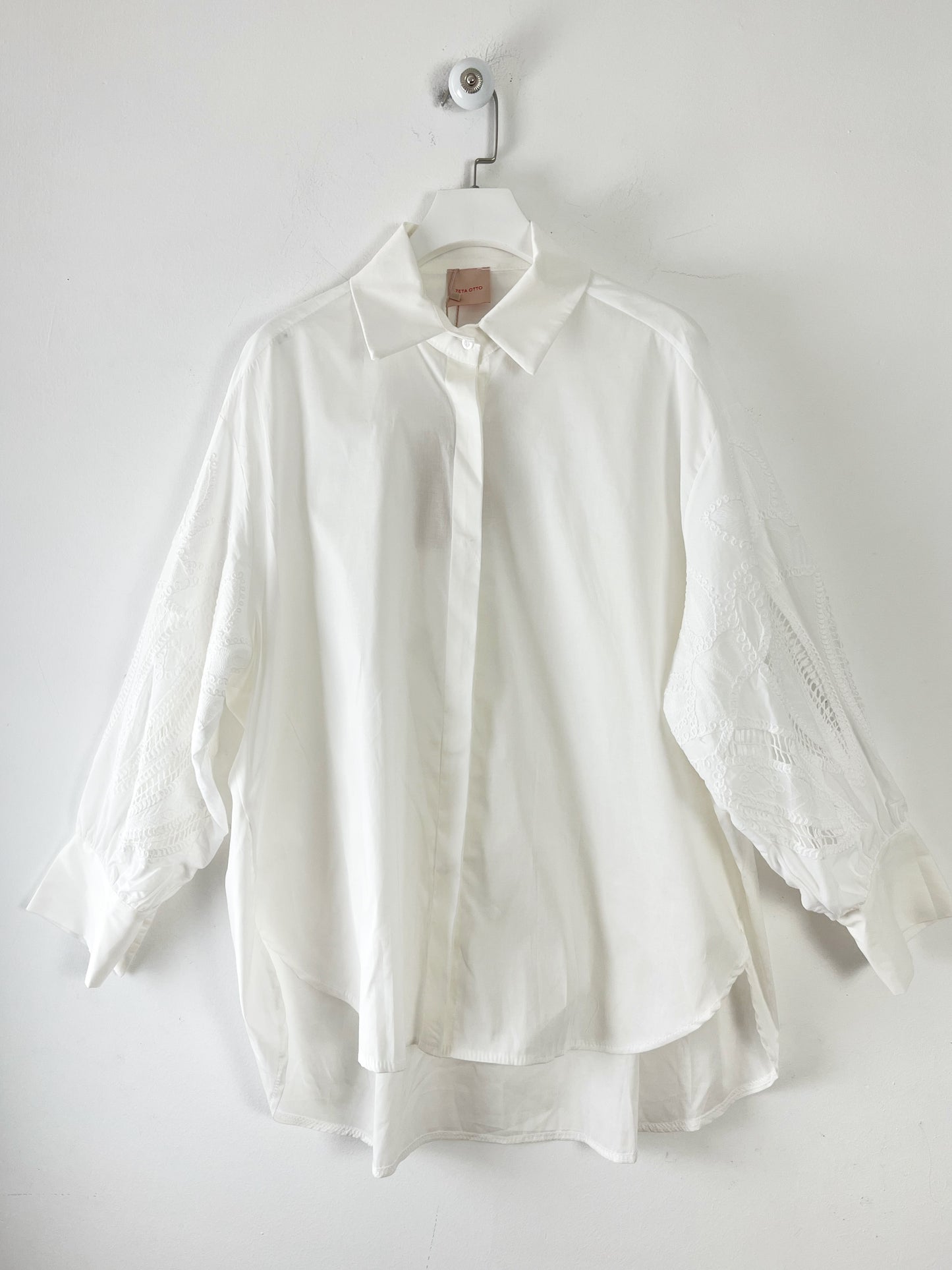 Camicia Manica Sangallo