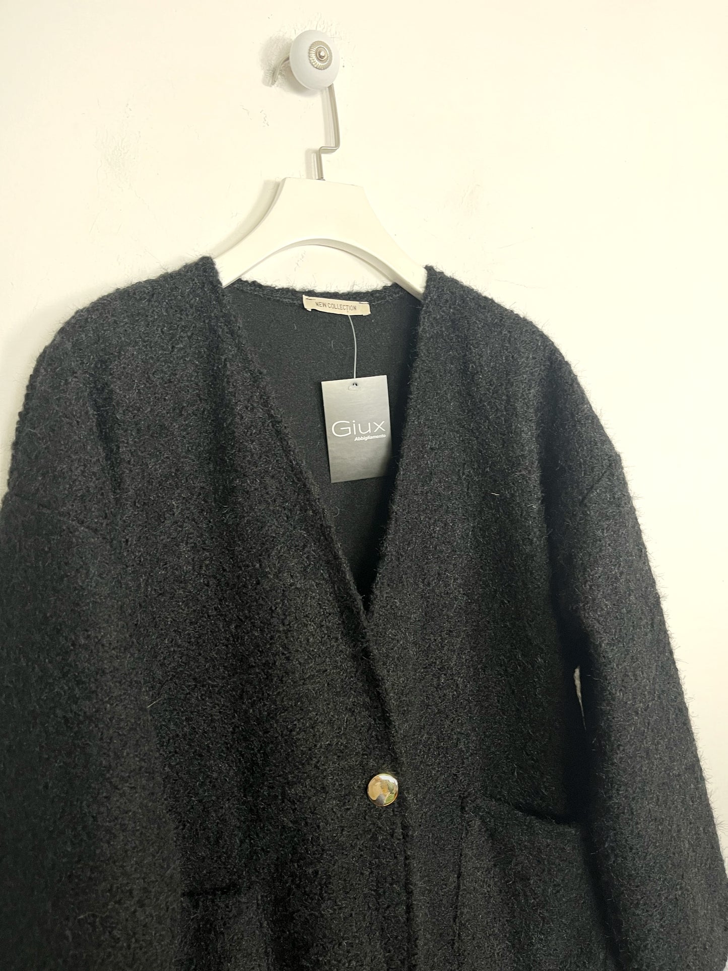 Cappotto senza revers ⚫️