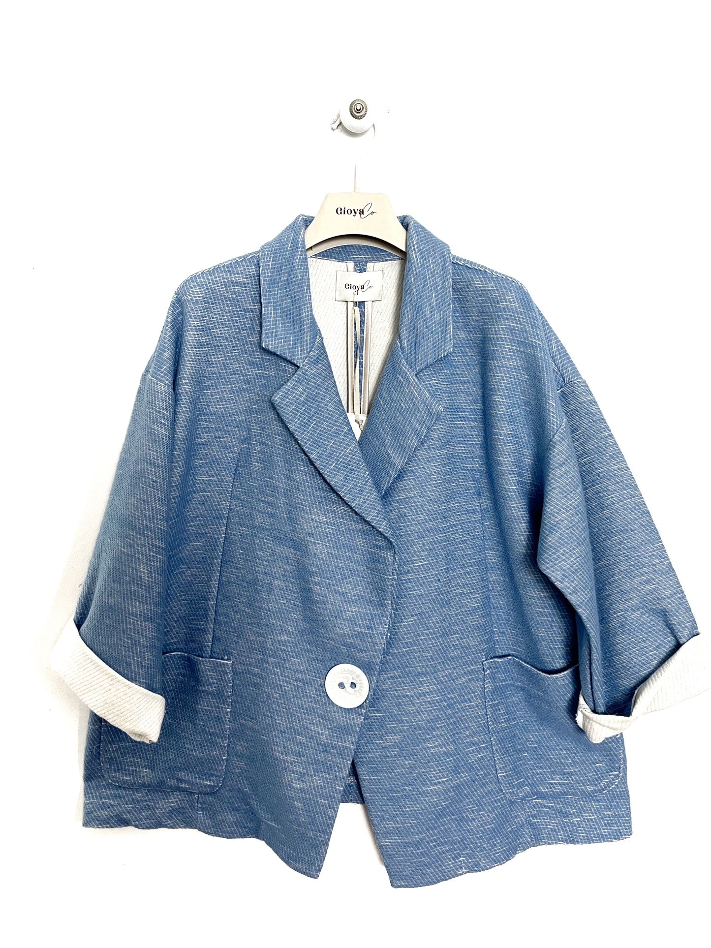 Blazer over cotone