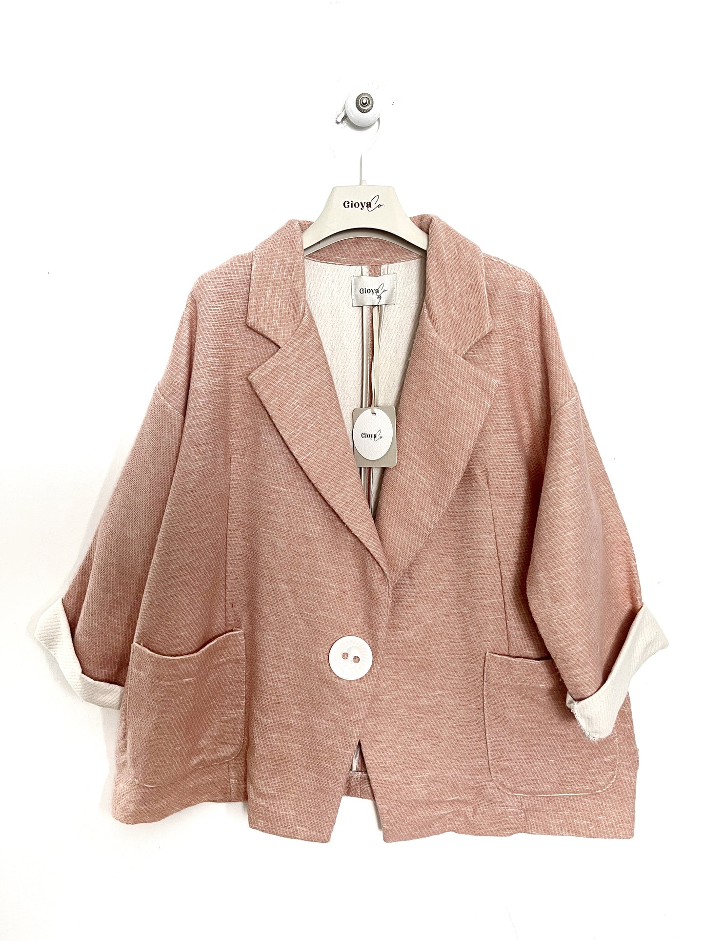 Blazer over cotone