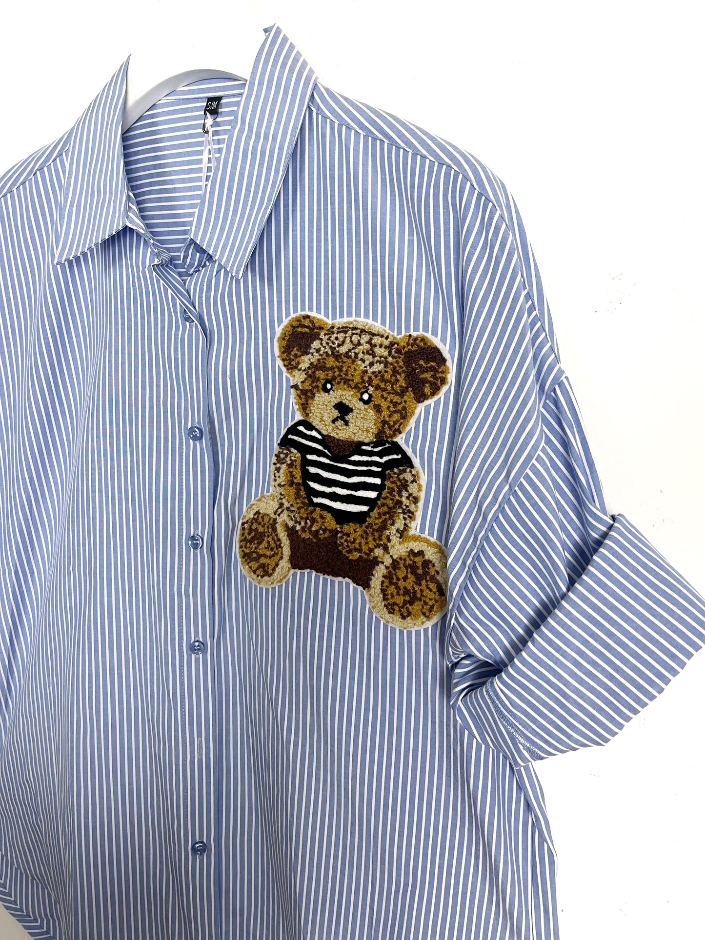 Camicia Righe Teddy ⚫️