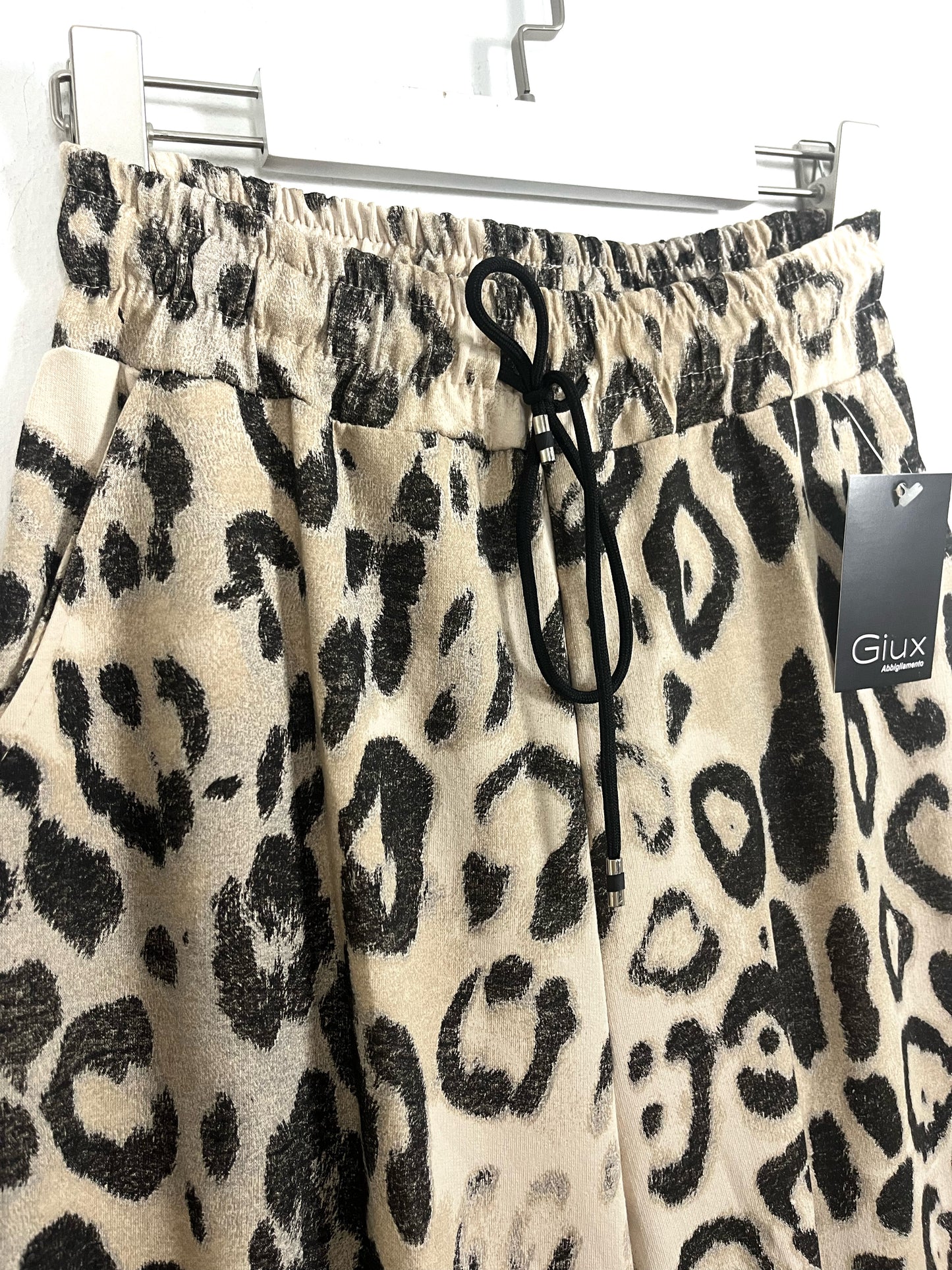 Pantalone Wide leg maculato